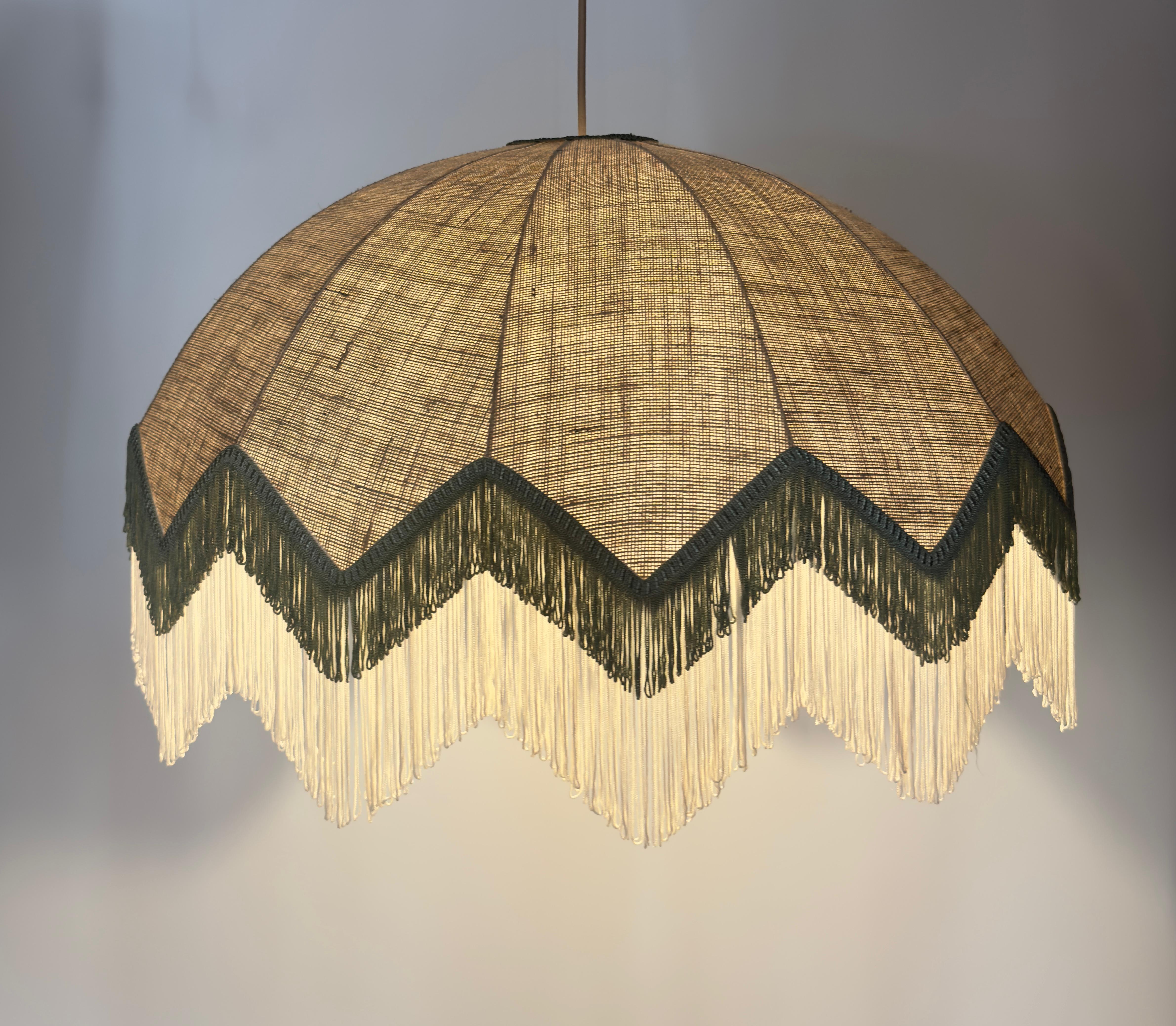 Lorenzo Tasseled Fabric Chandelier JUT
