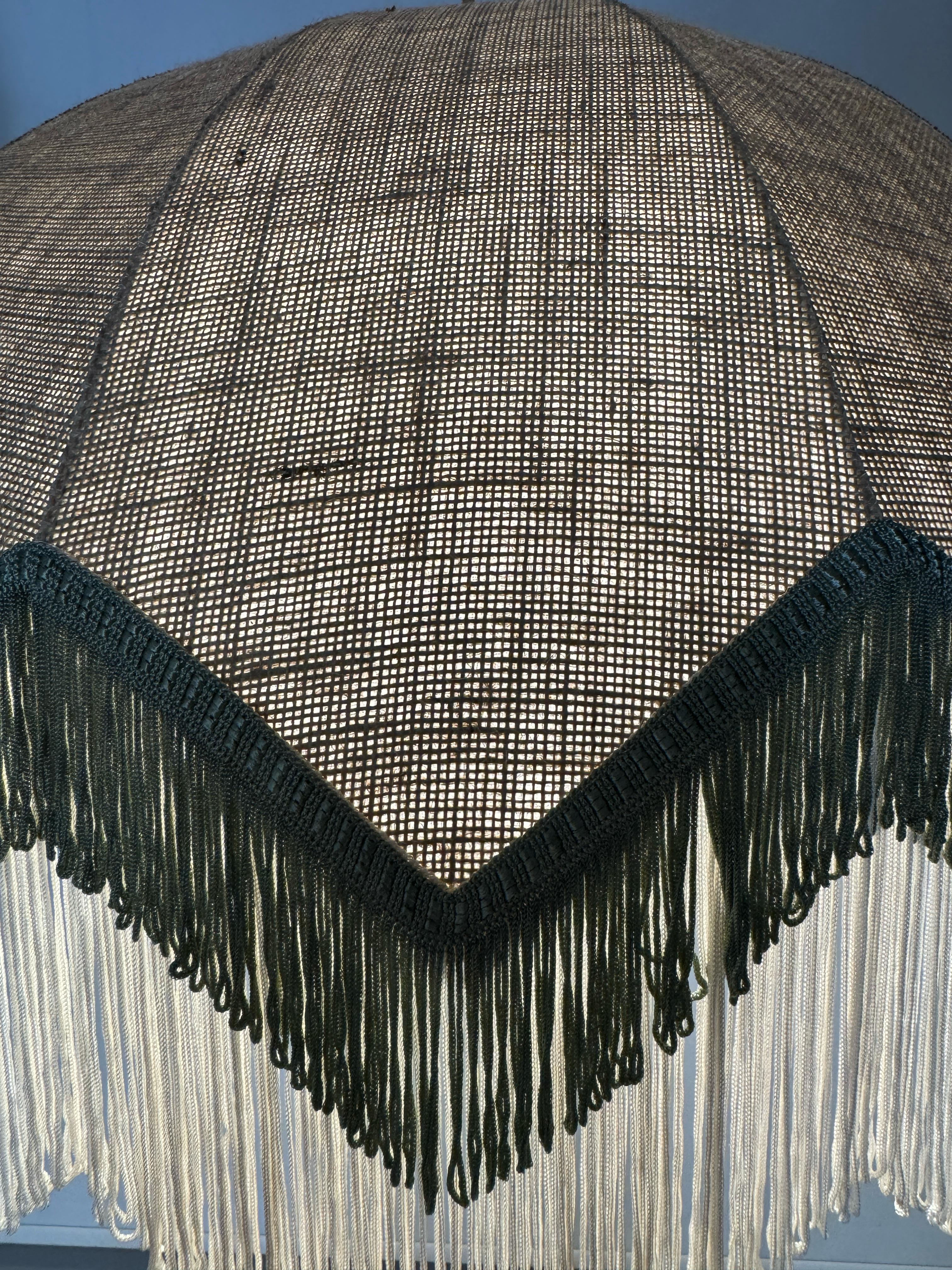 Lorenzo Tasseled Fabric Chandelier JUT