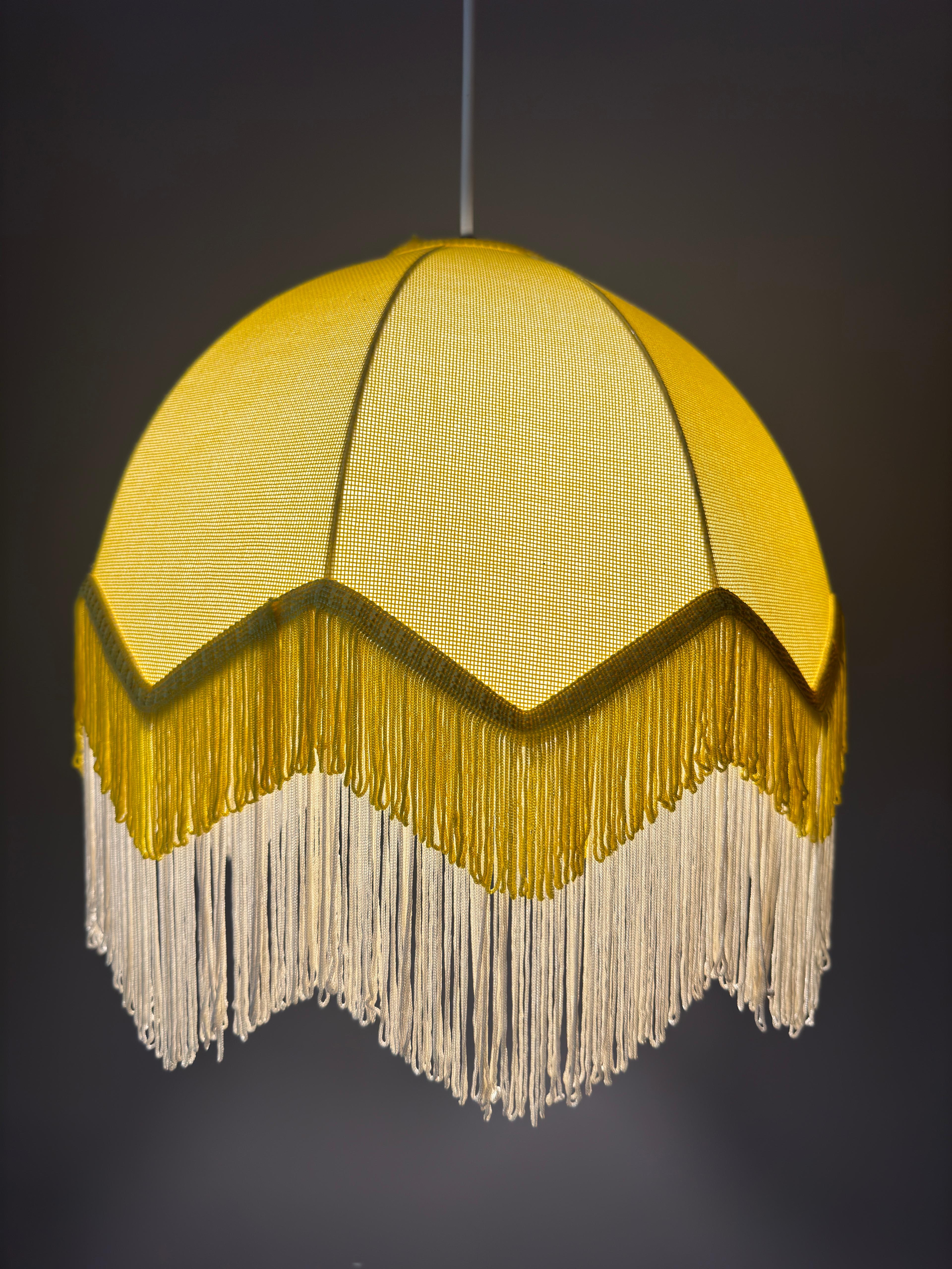 Lorenzo Tassel Fabric Chandelier Lemonade