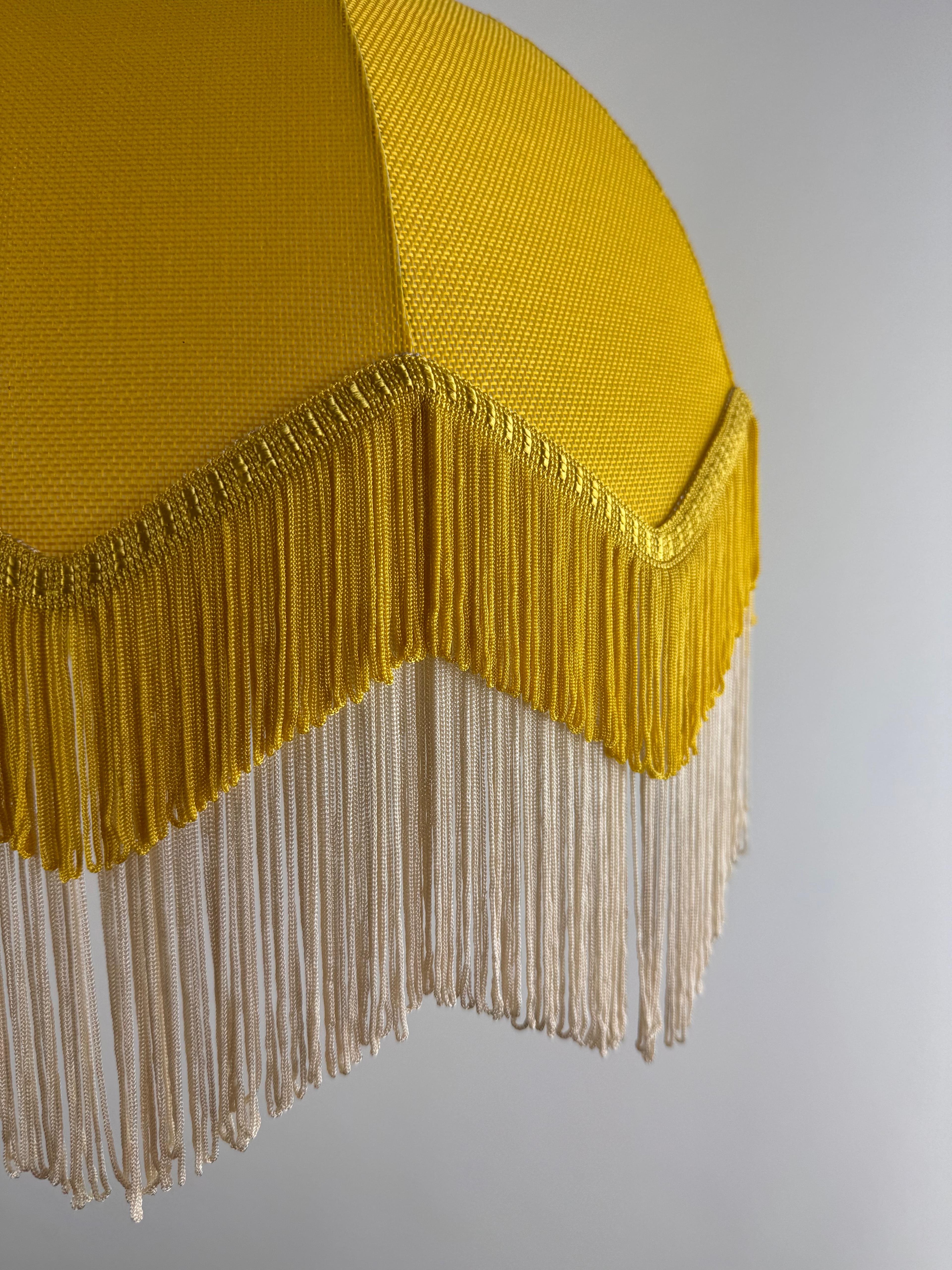 Lorenzo Tassel Fabric Chandelier Lemonade