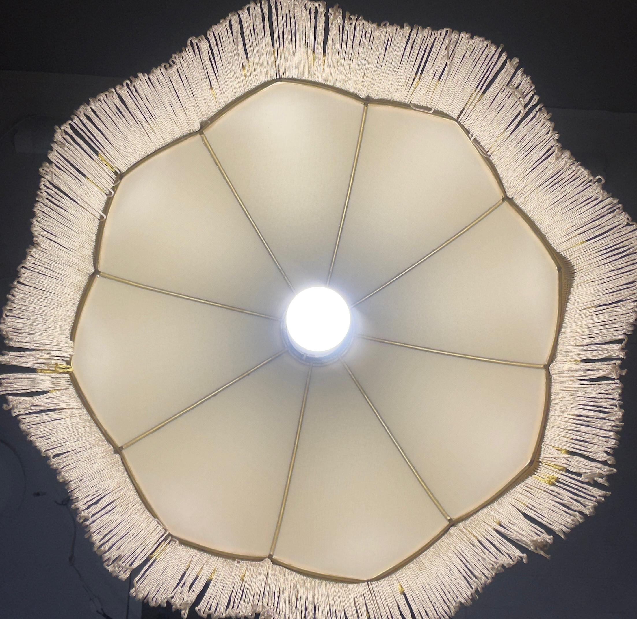 Lorenzo Tassel Fabric Chandelier Lemonade