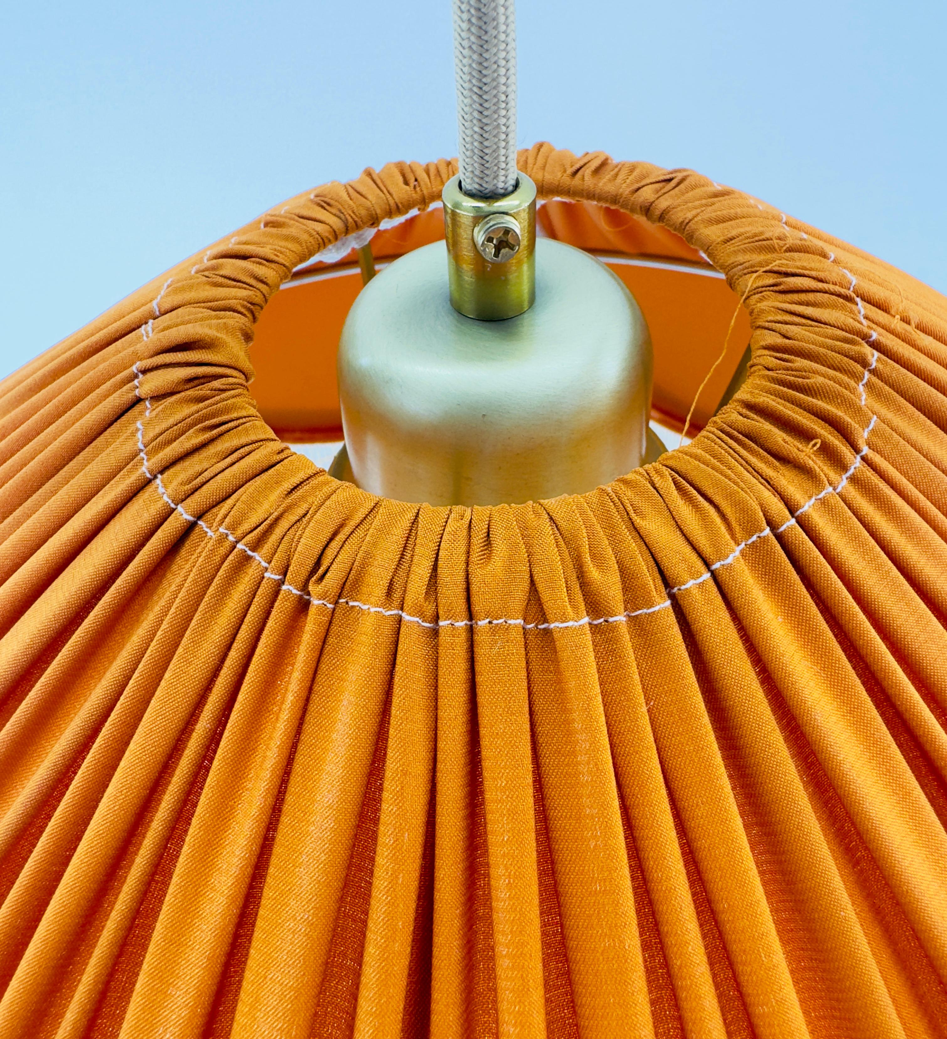 Sofia Silk Satin Tassel Chandelier Orange 