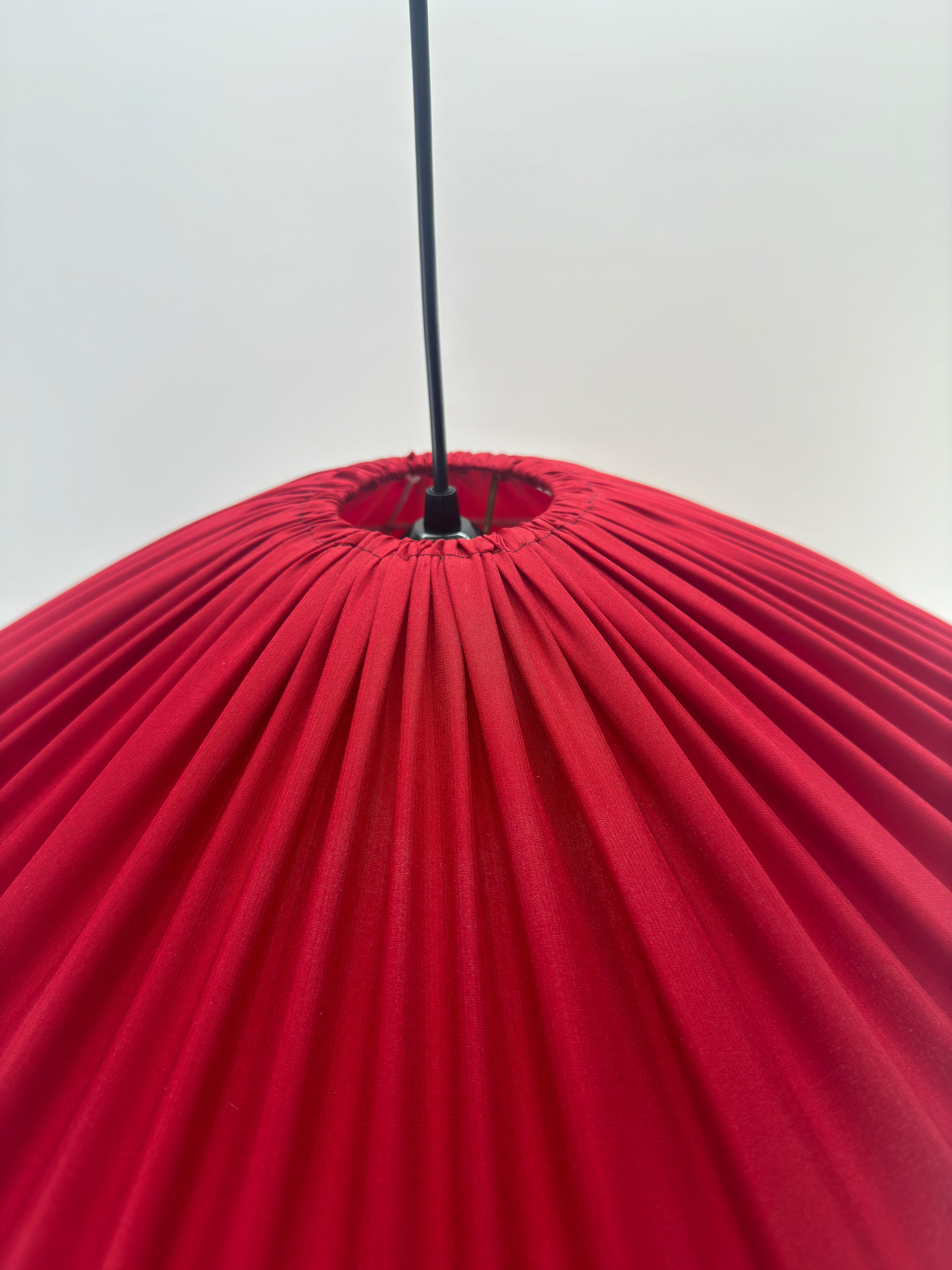 Sofia Silk Satin Tassel Chandelier Burgundy 
