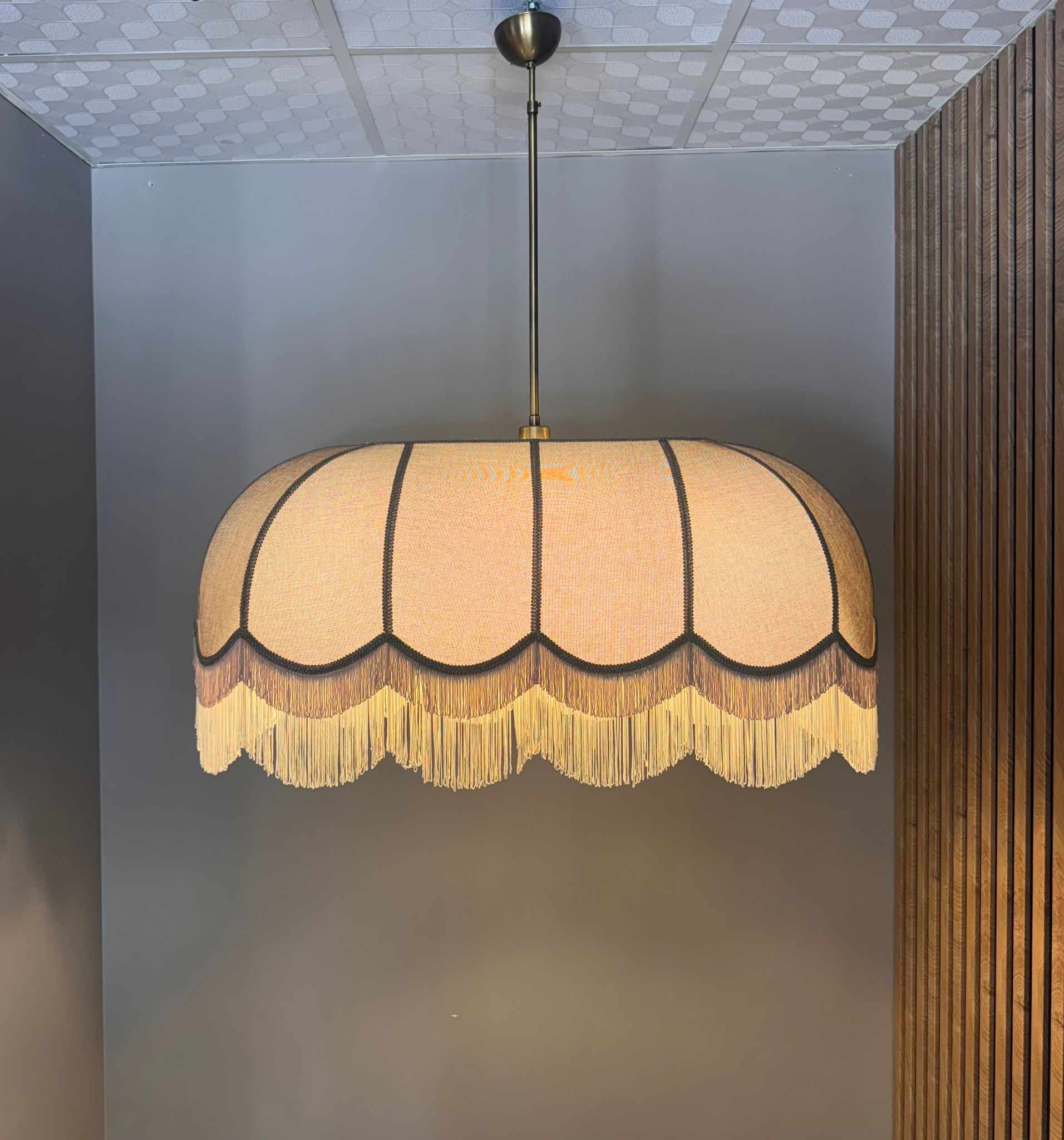 Rennes Tasseled Fabric Chandelier