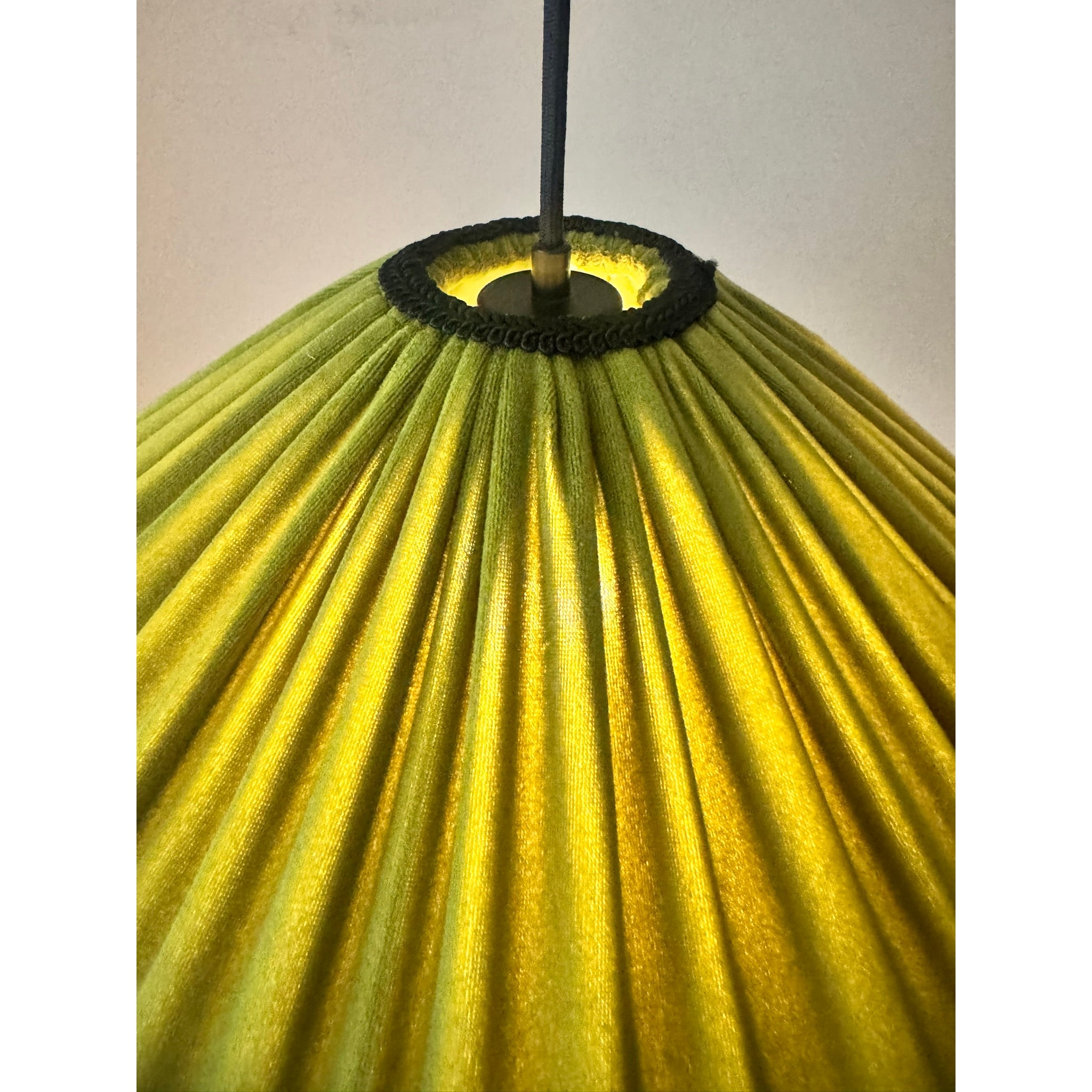 Betty Pistachio Italian Velvet Design Chandelier