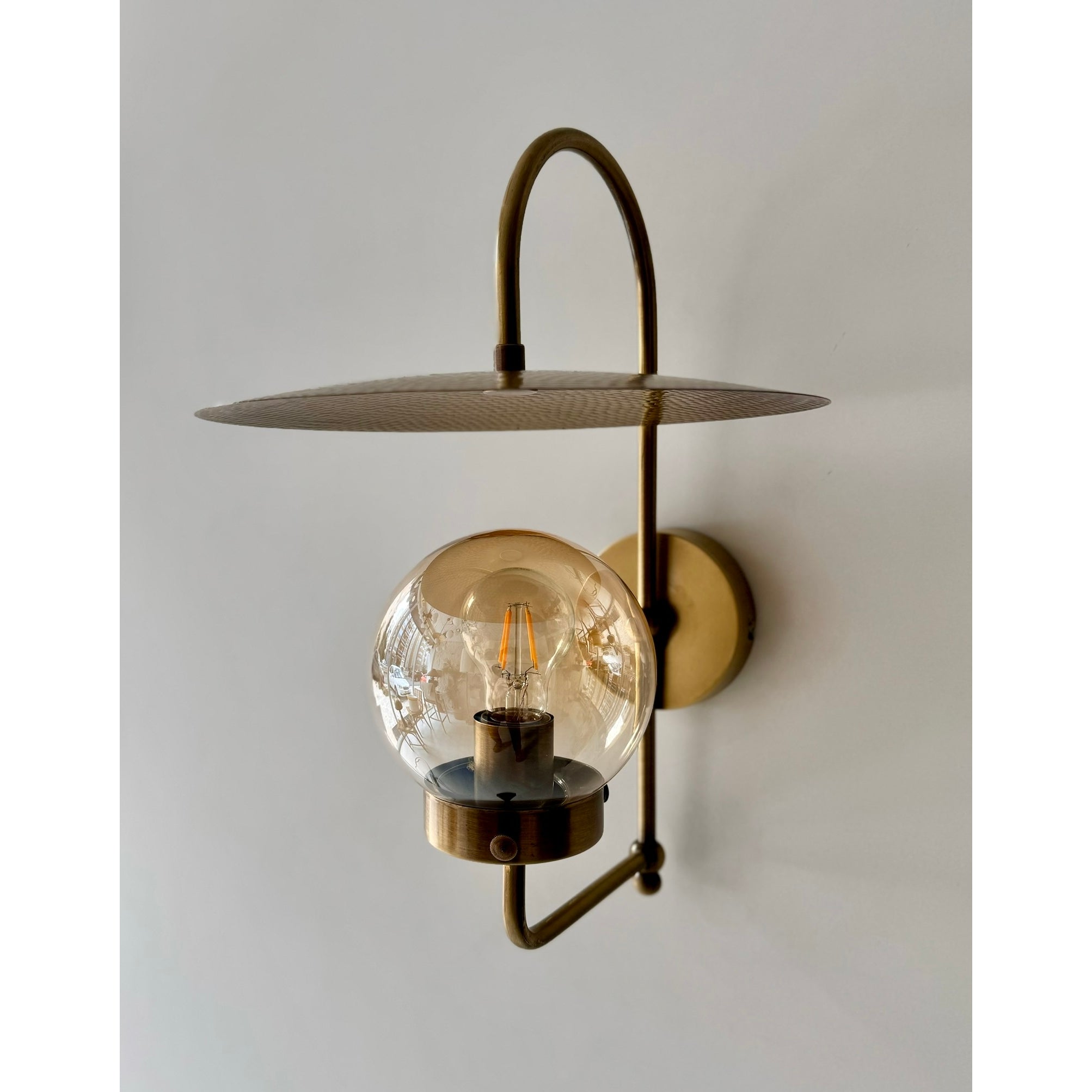 Charlie Brass Wall Sconce
