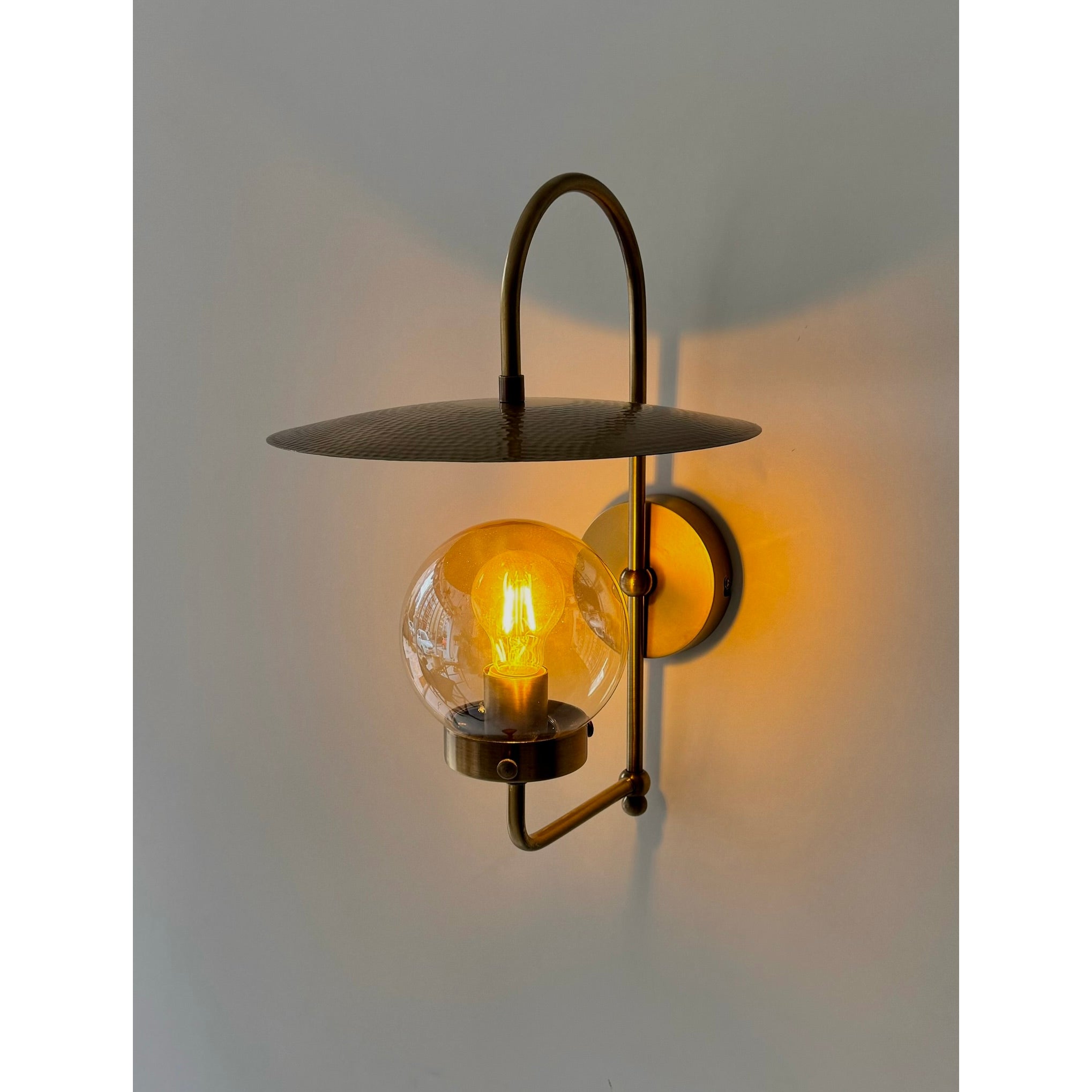 Charlie Brass Wall Sconce