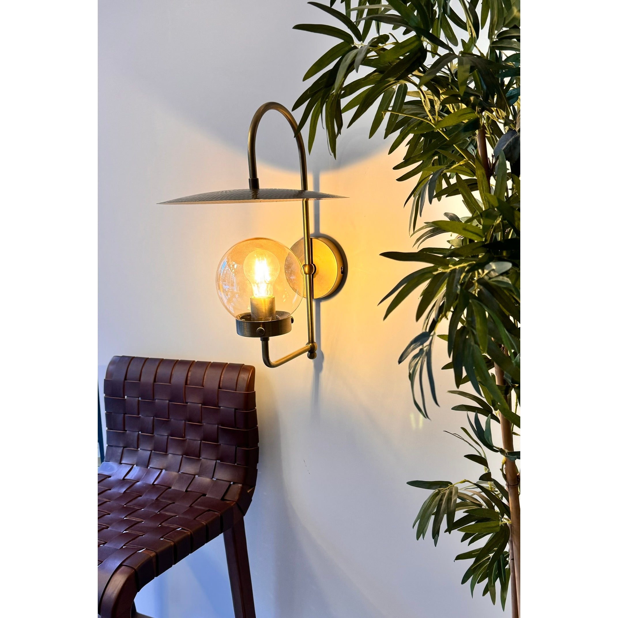 Charlie Brass Wall Sconce