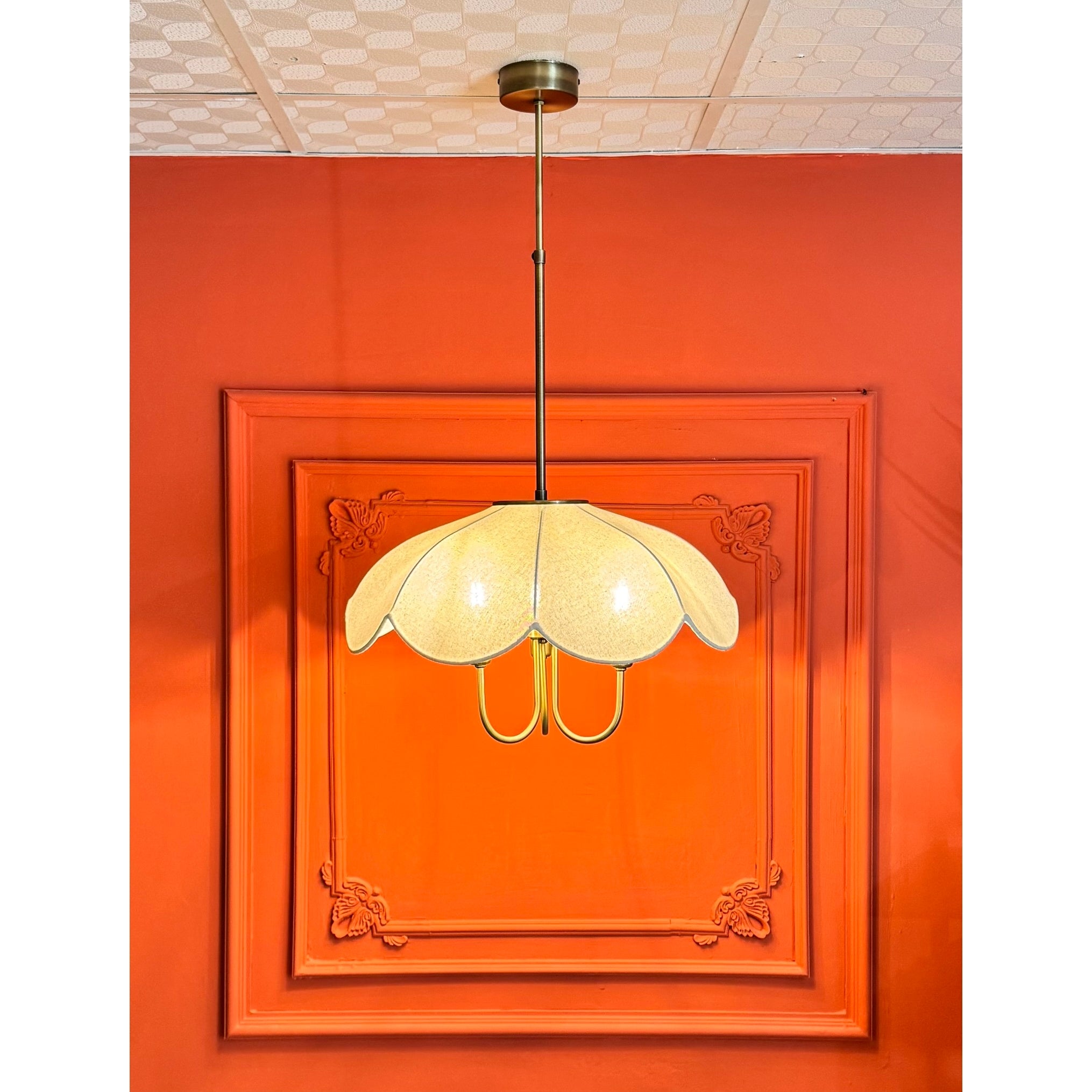 Daisy French Style 3-Light Linen Chandelier