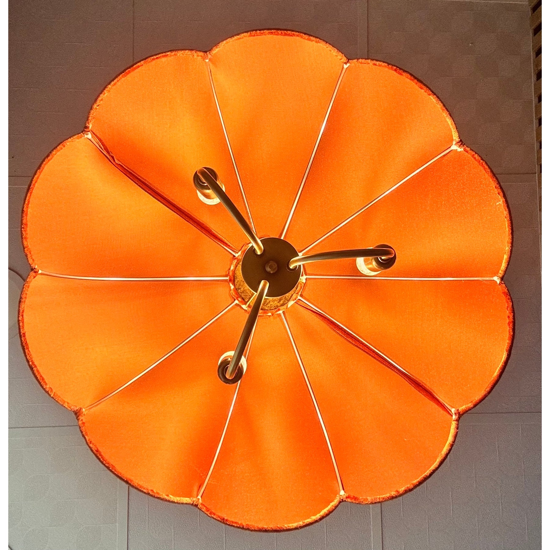 Daisy French Style 3-Light Italian Velvet Chandelier