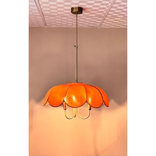 Daisy French Style 3-Light Italian Velvet Chandelier