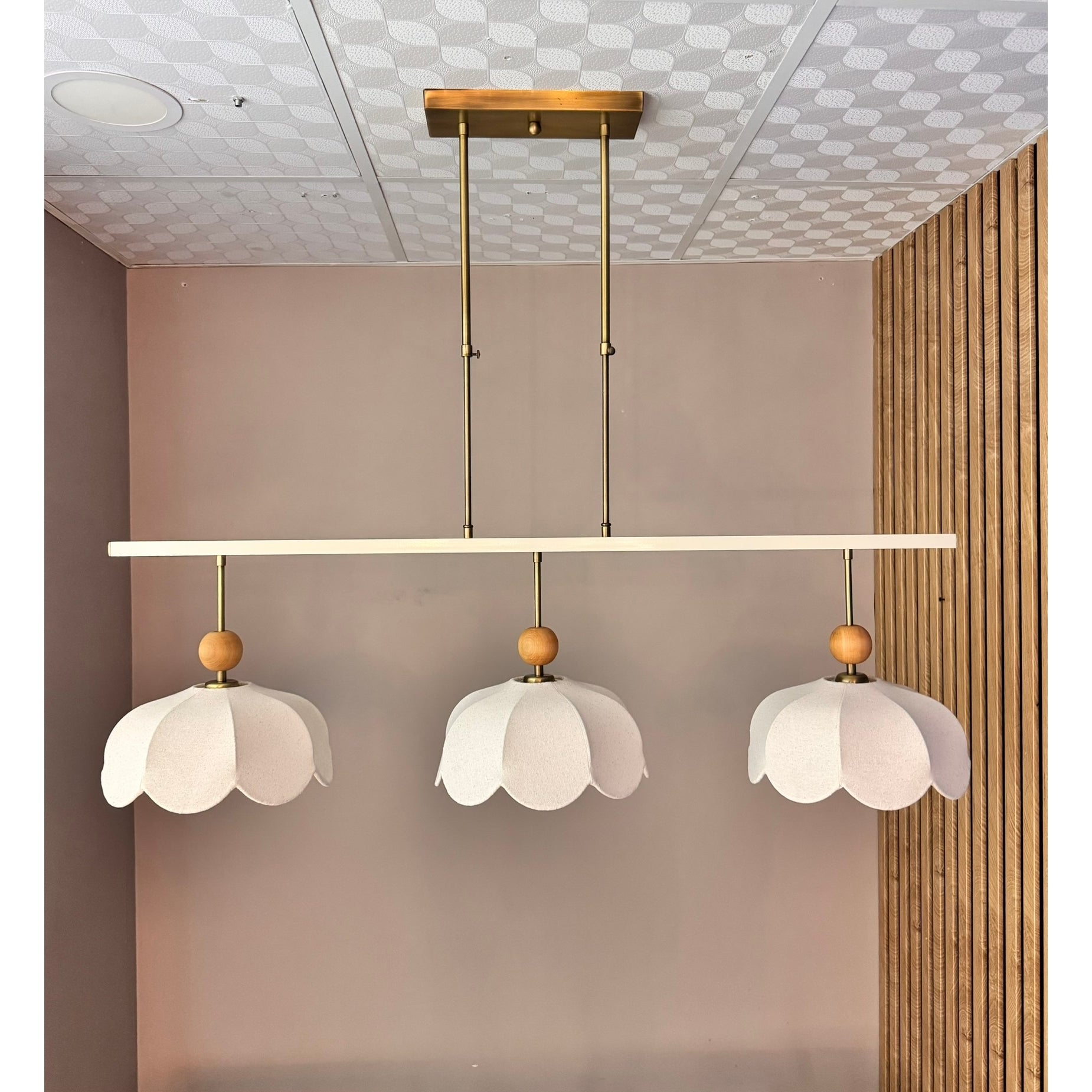 Daisy Three French Style Bar Top Chandelier