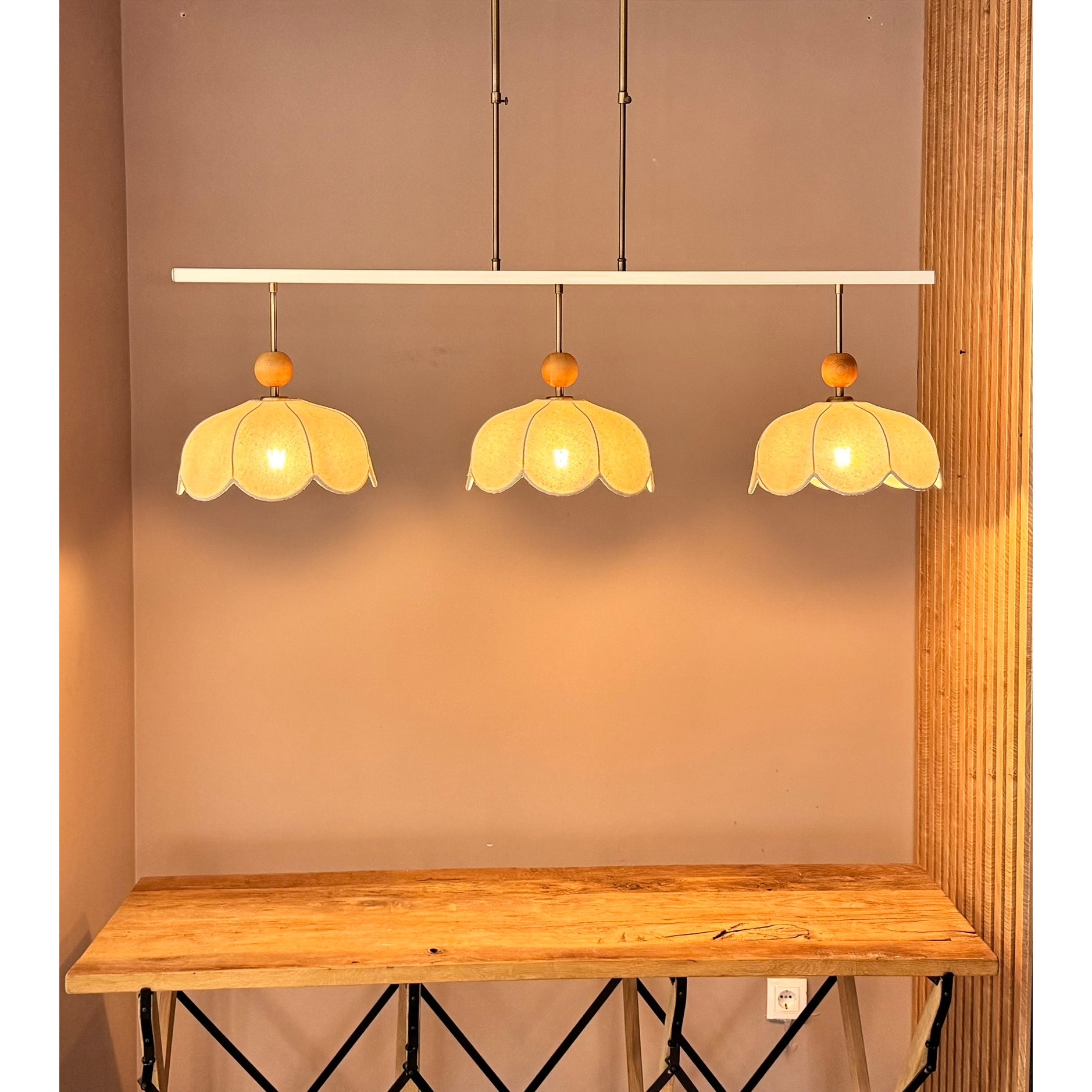 Daisy Three French Style Bar Top Chandelier