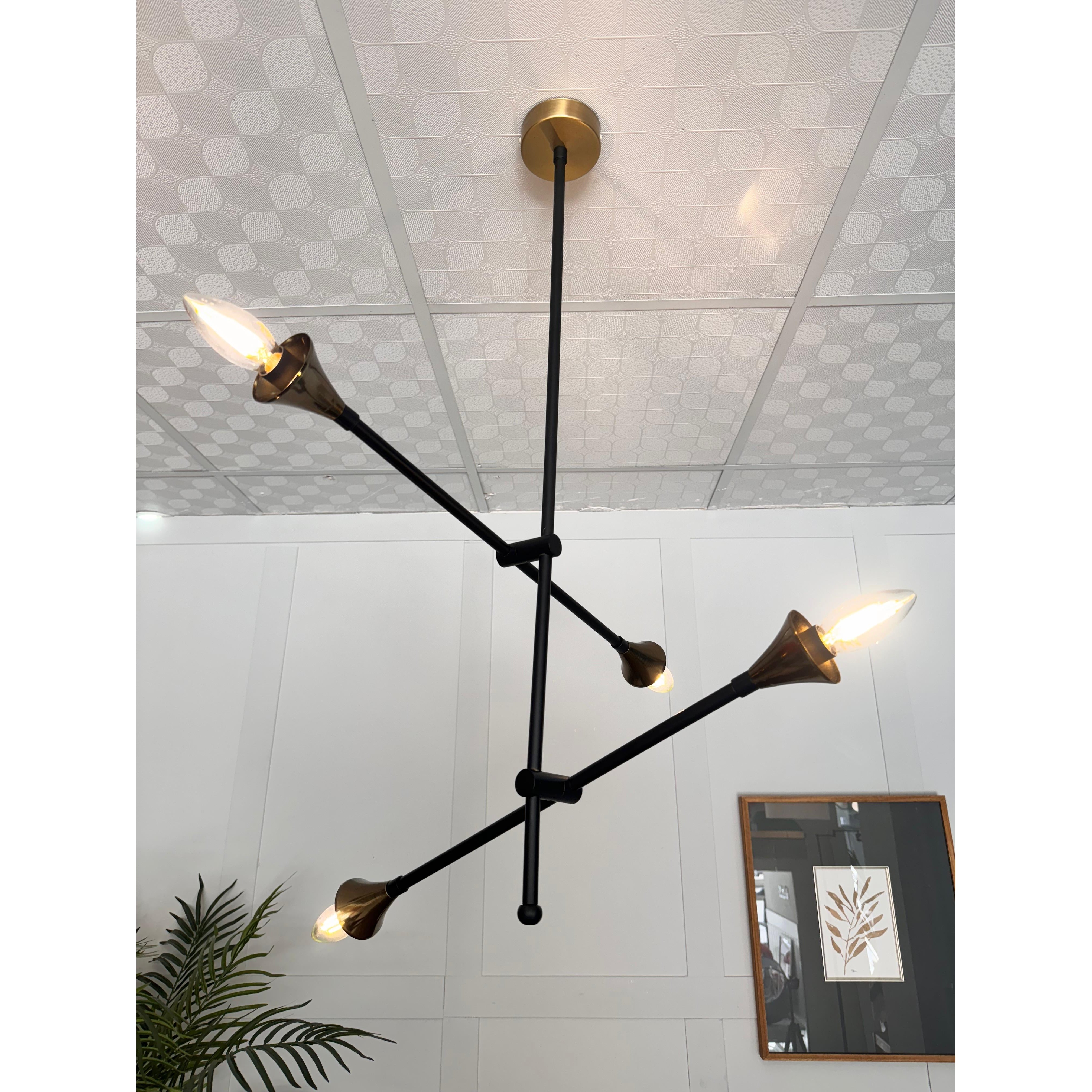 Danny 4-Arm Moving Chandelier