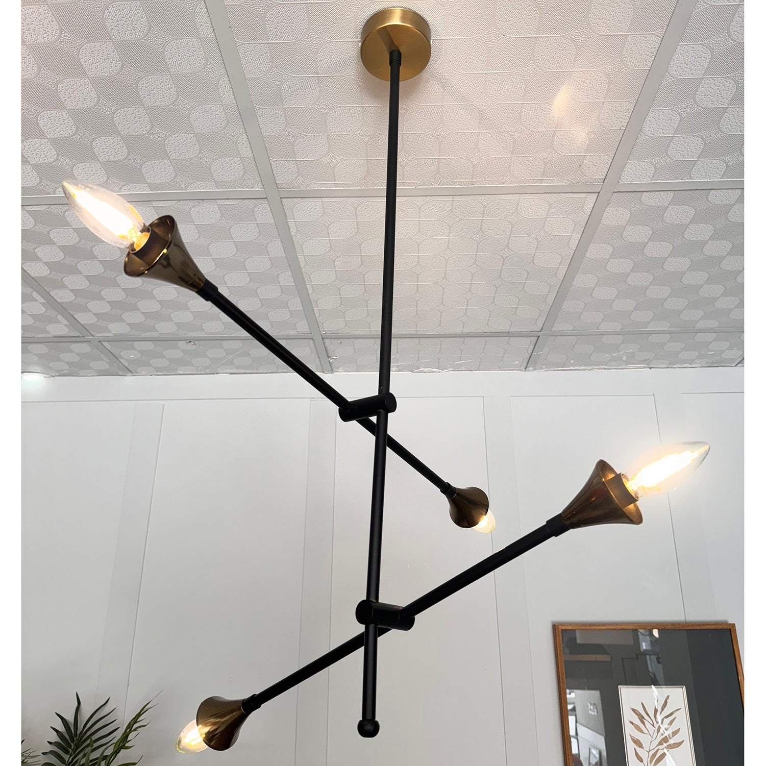 Danny 4-Arm Moving Chandelier