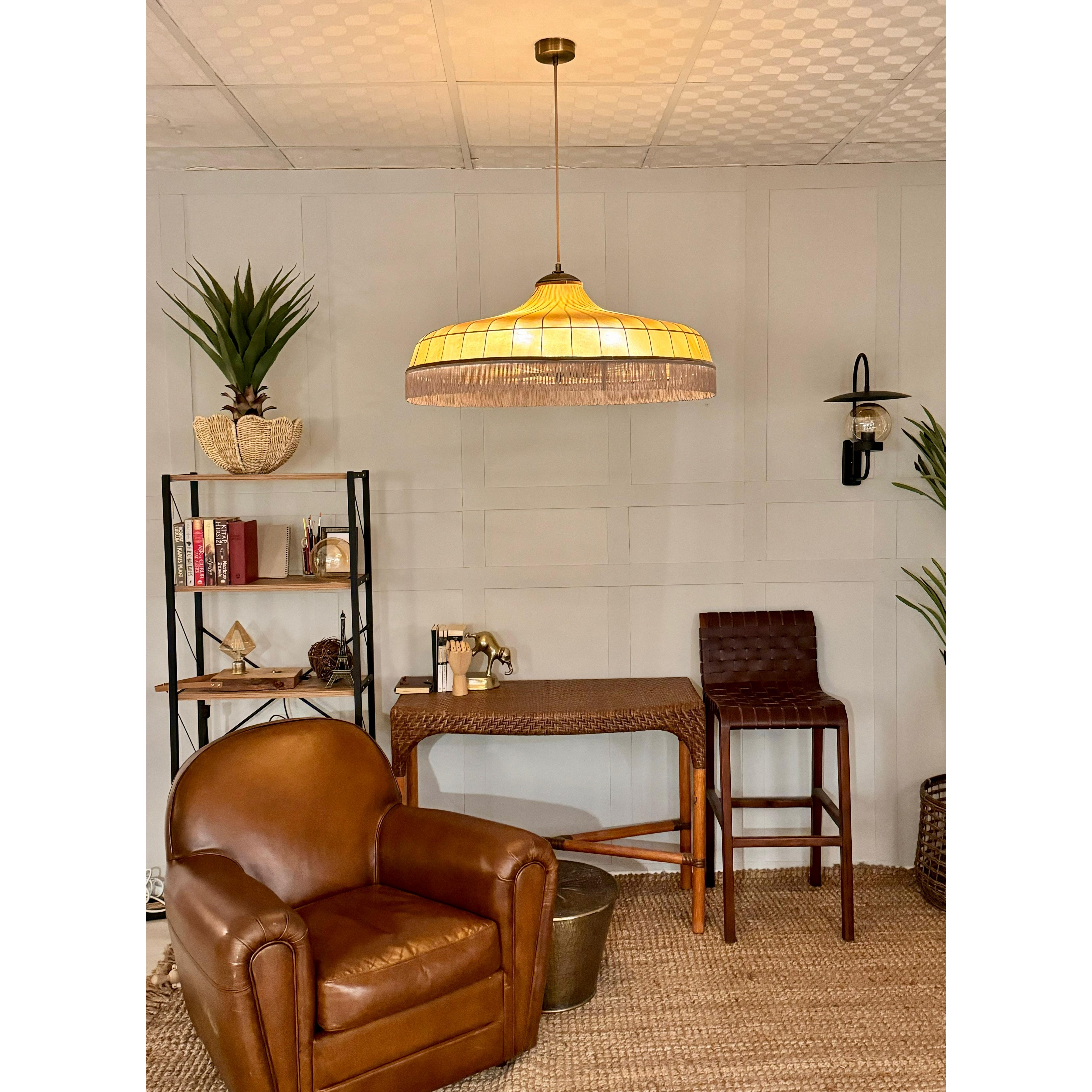 Enrique Cupro Design Chandelier