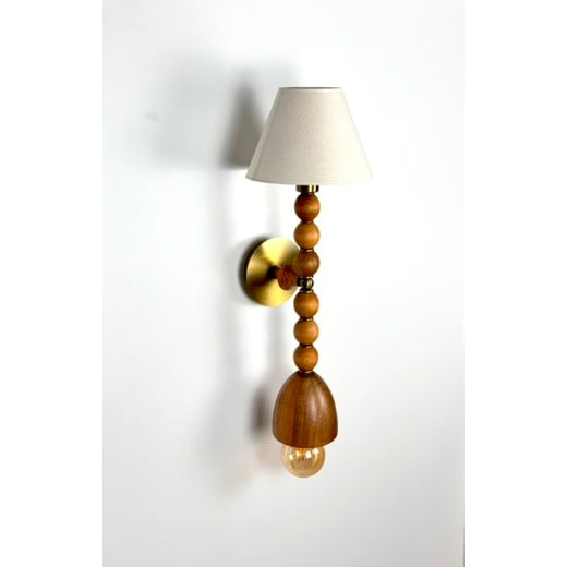 Gedson Wooden Rustic Wall Sconce Set of 2