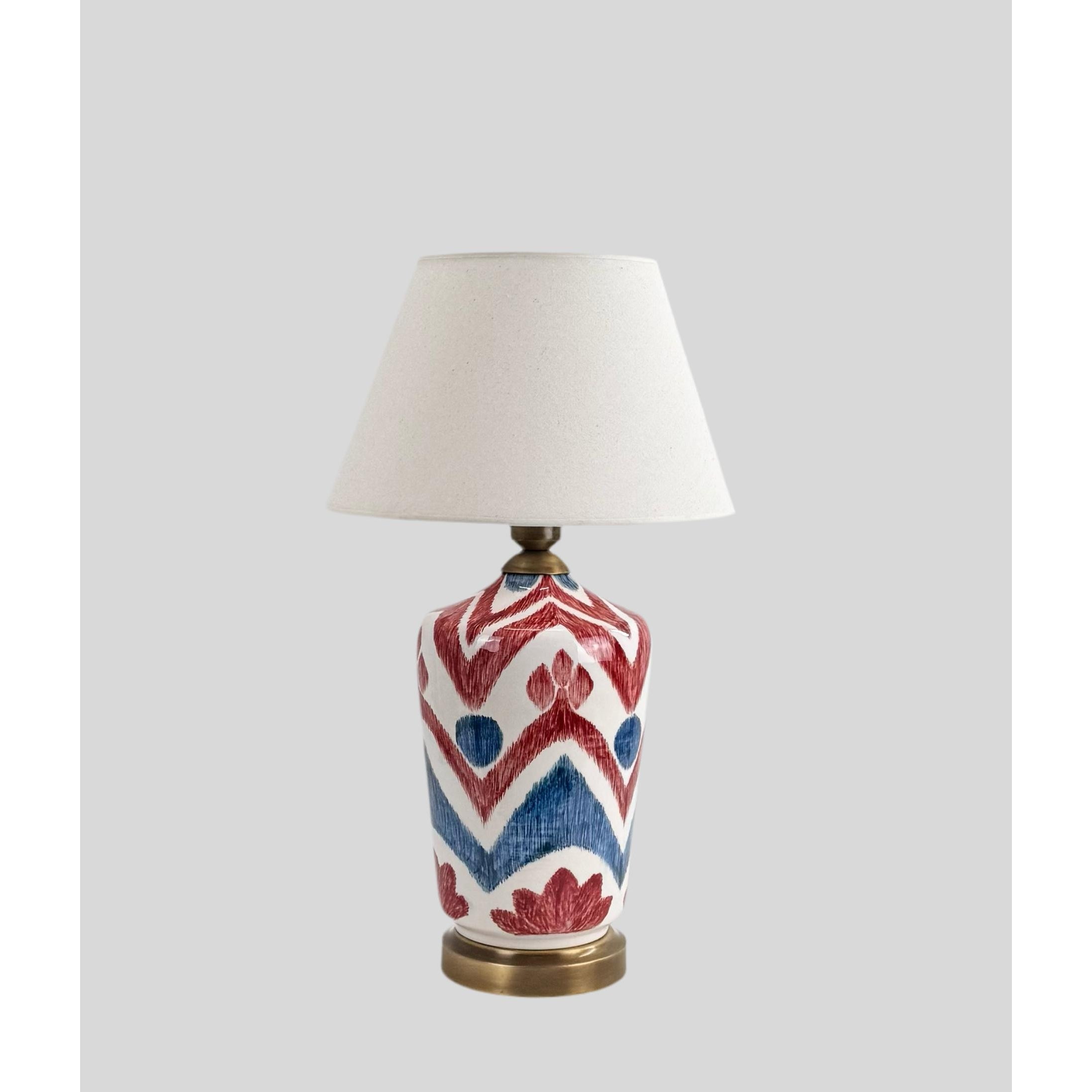 Ikat No: 2 Ceramic Lampshade