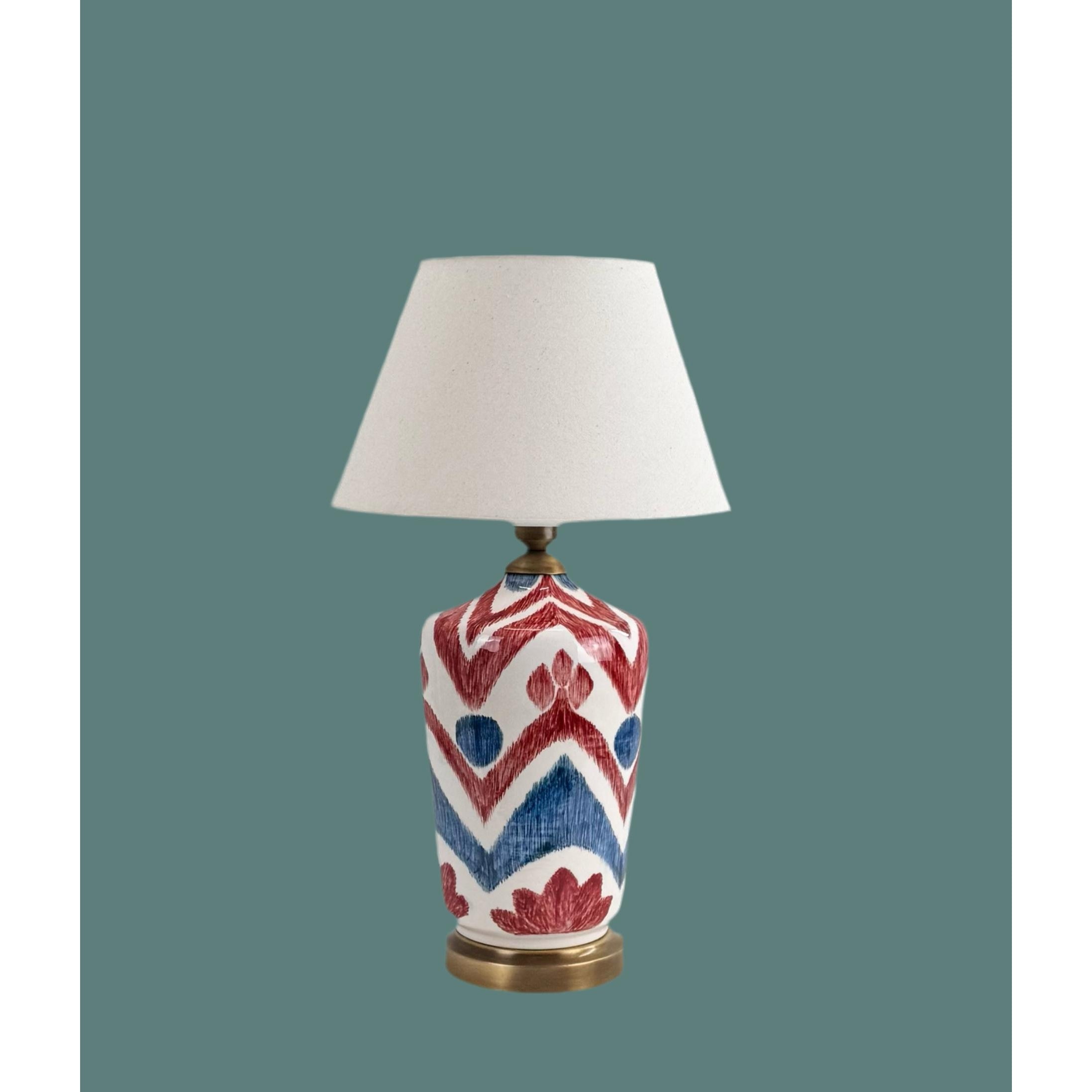 Ikat No: 2 Ceramic Lampshade