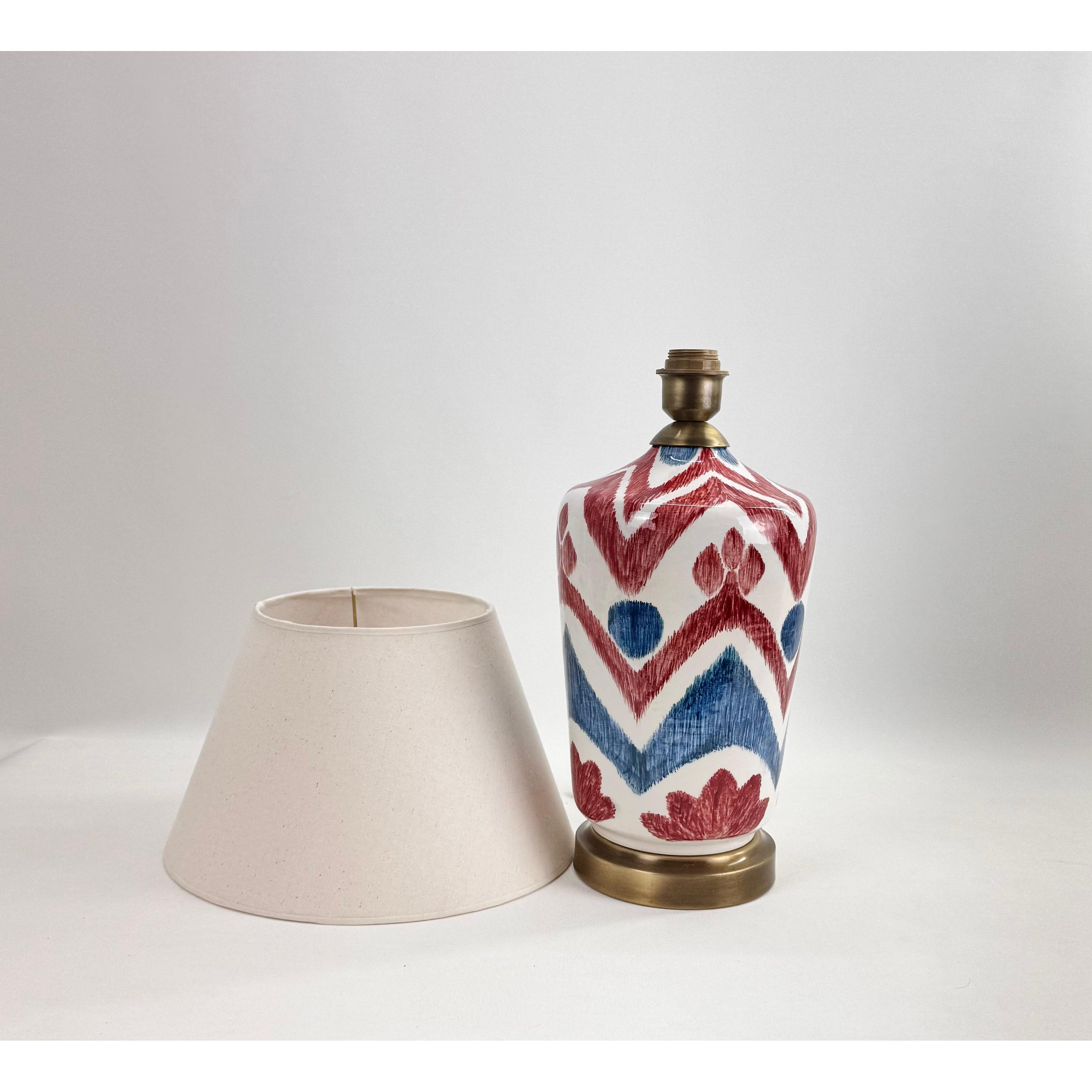 Ikat No: 2 Ceramic Lampshade