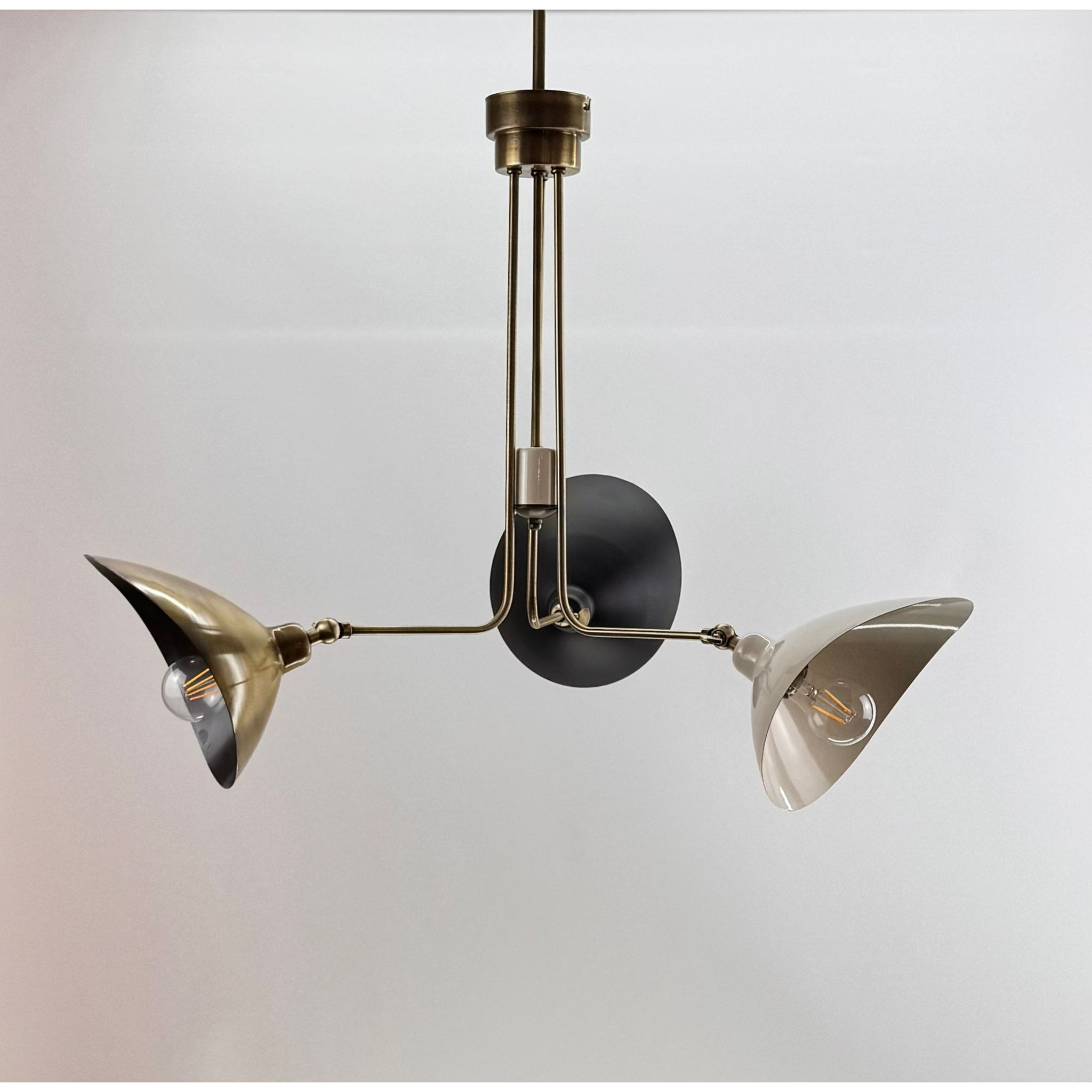 Leo Scandinavian Style 3-Arm Chandelier