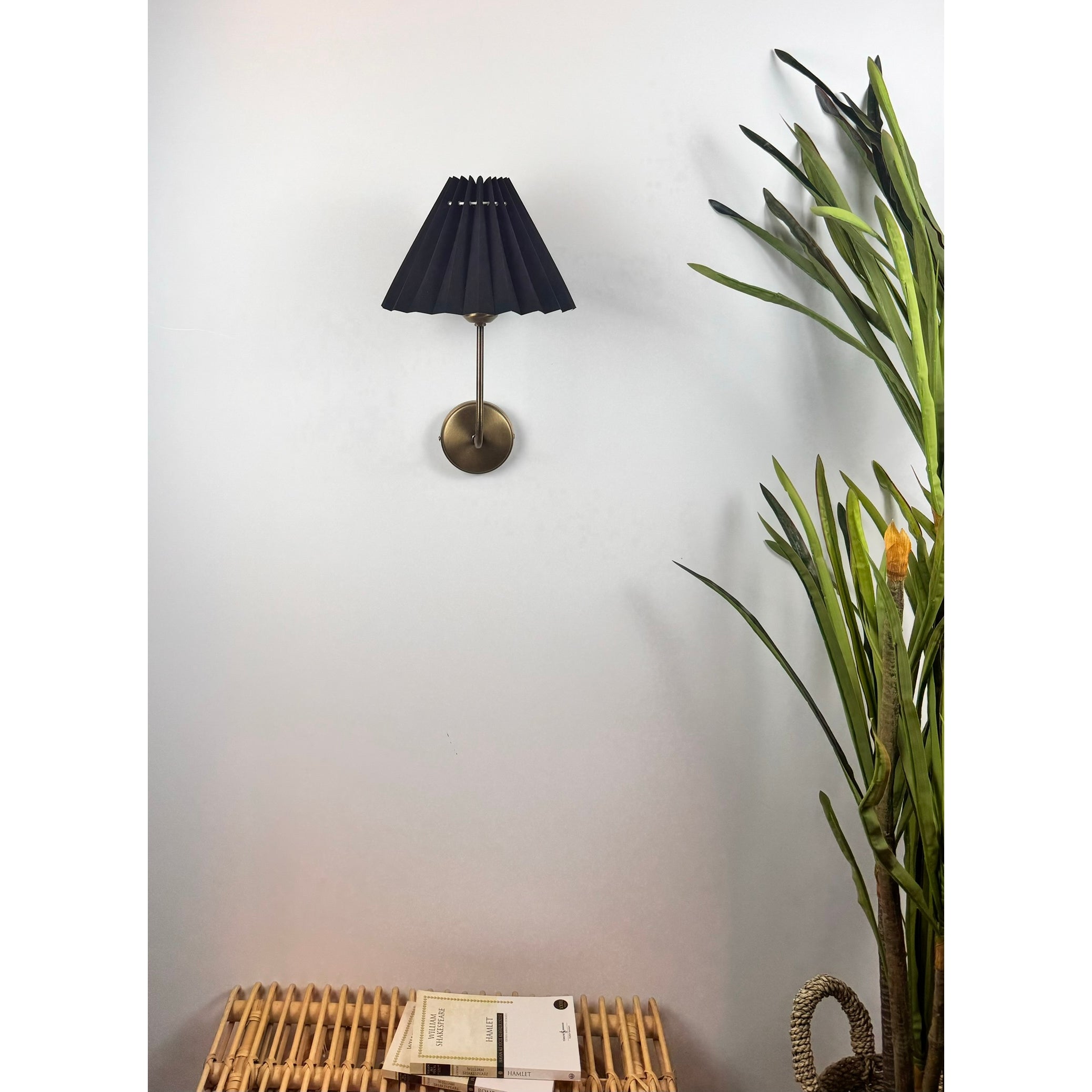 Madame Japanese Pleated Wall Lamp