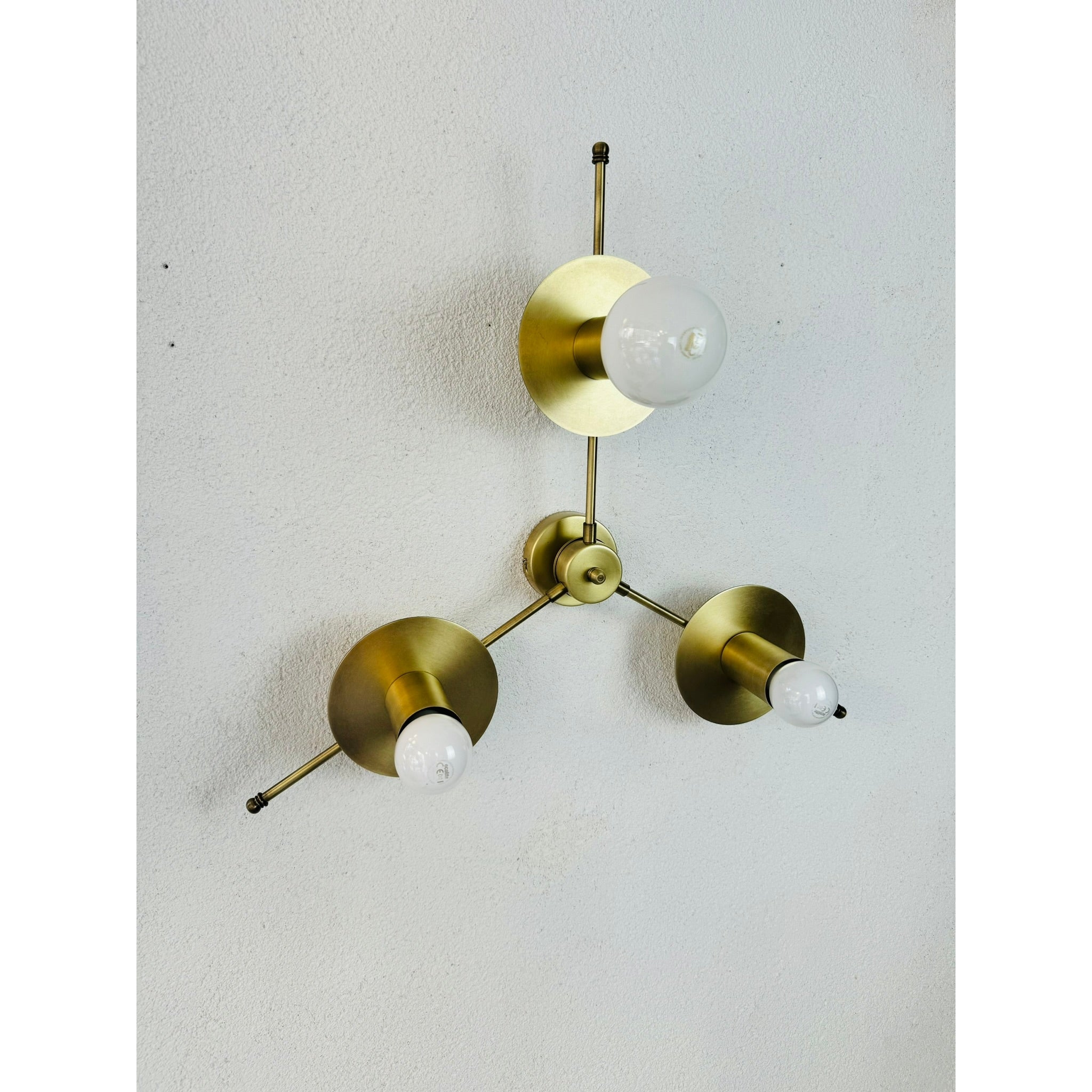 Mercy Brass Wall Sconce 3-Piece