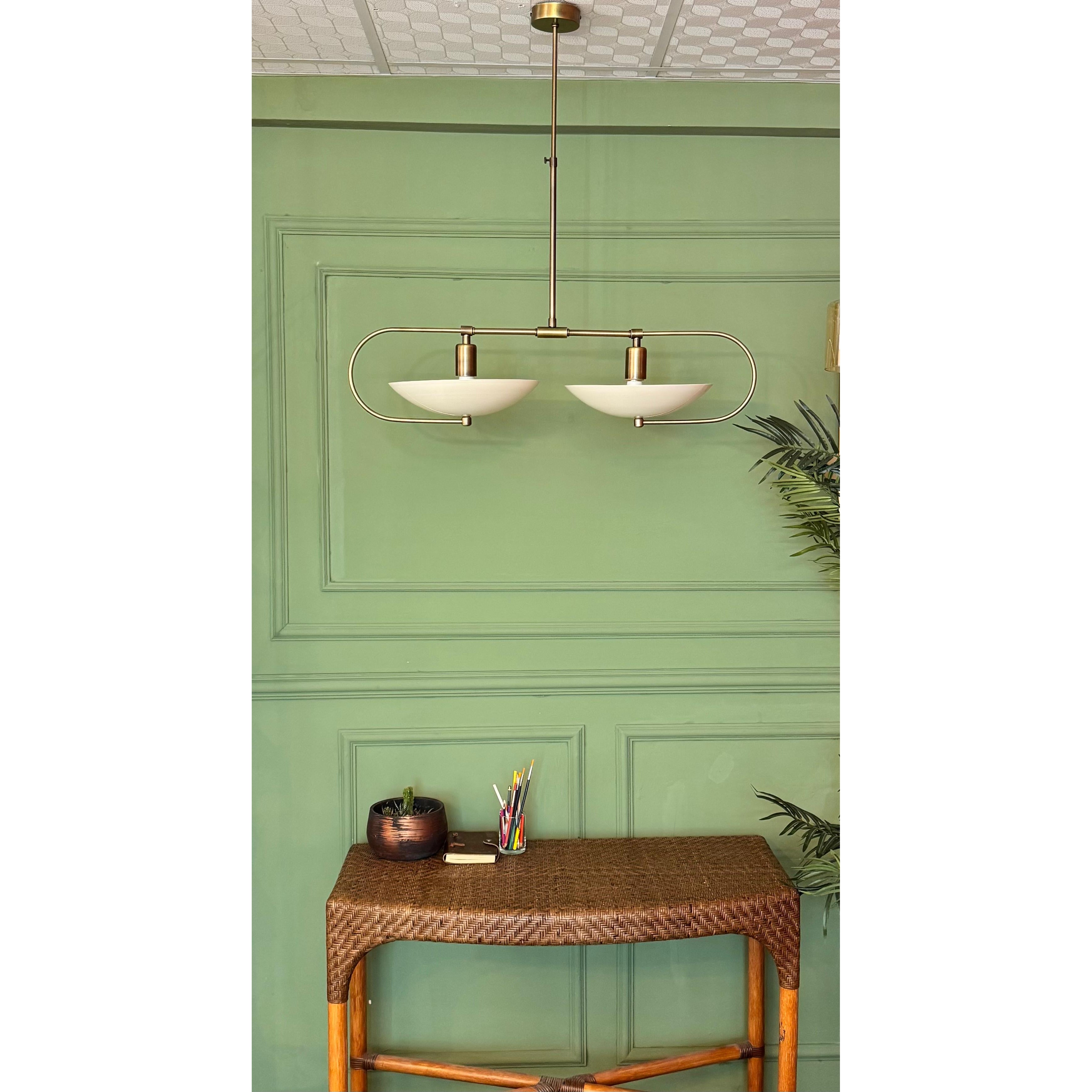 Mira Modern 2-Way Chandelier