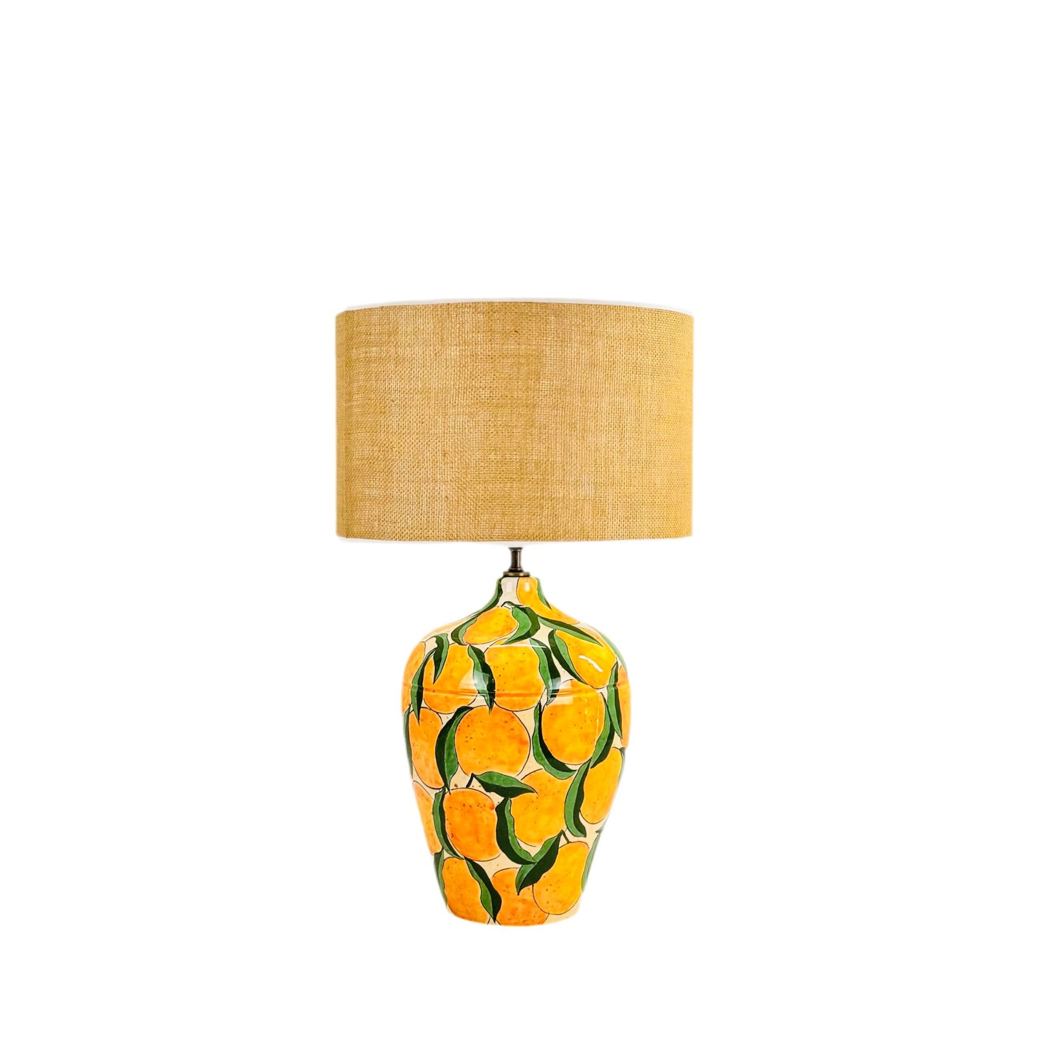 Orange Garden Lampshade