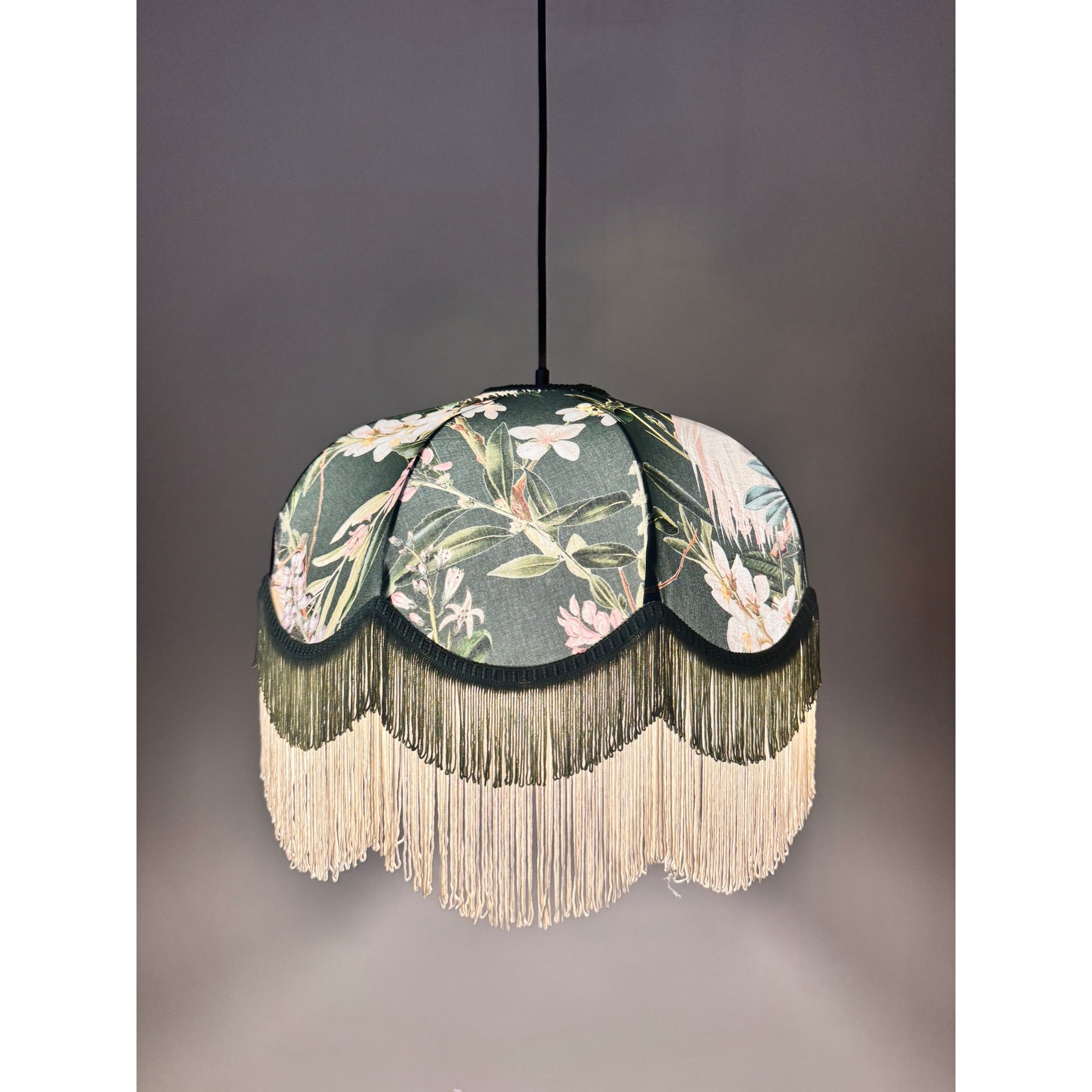 Peacock Double Tassel Chandelier