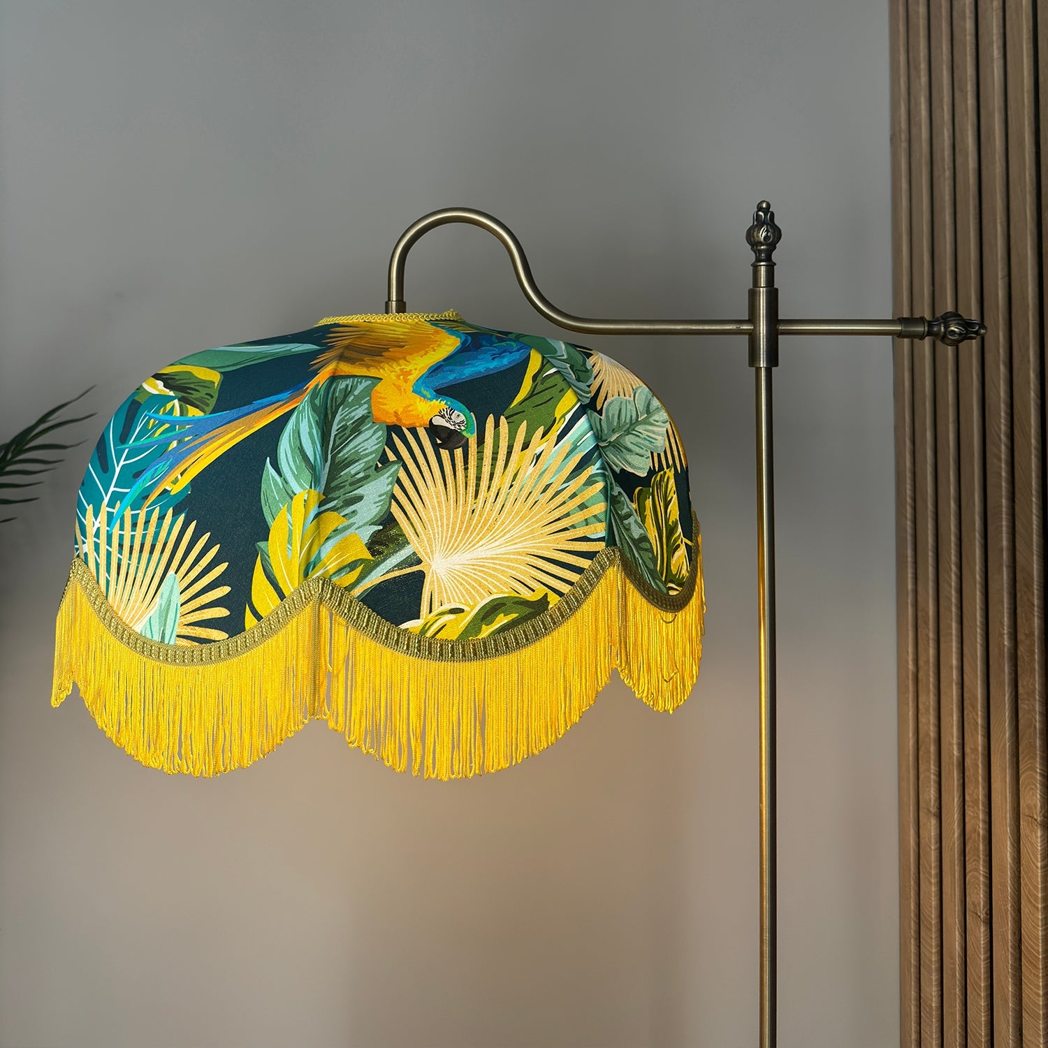 Peacock Floor Lamp Brasil Headboard