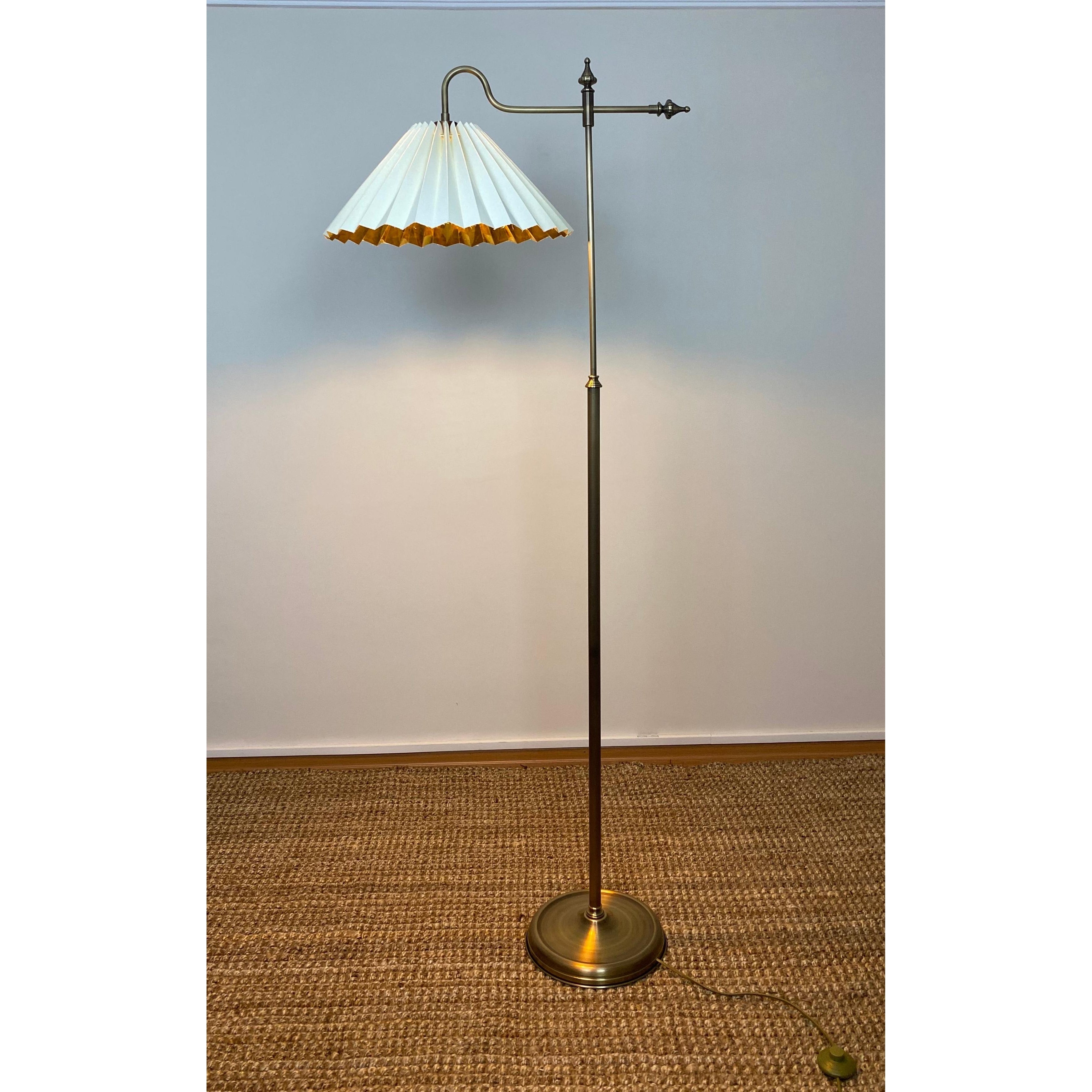 Peacock Floor Lamp Japanese Pleated Headboard