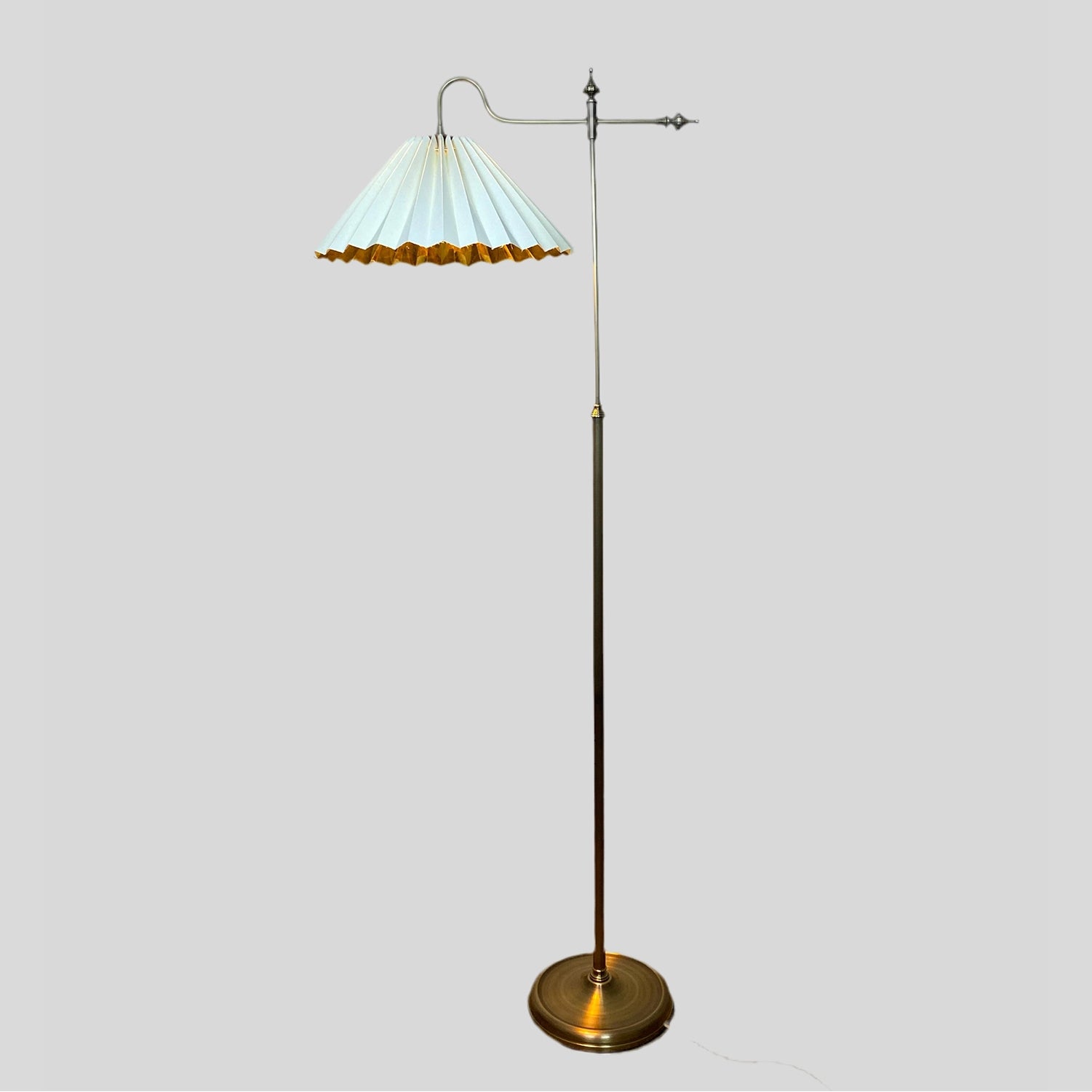 Peacock Floor Lamp Japanese Pleated Headboard