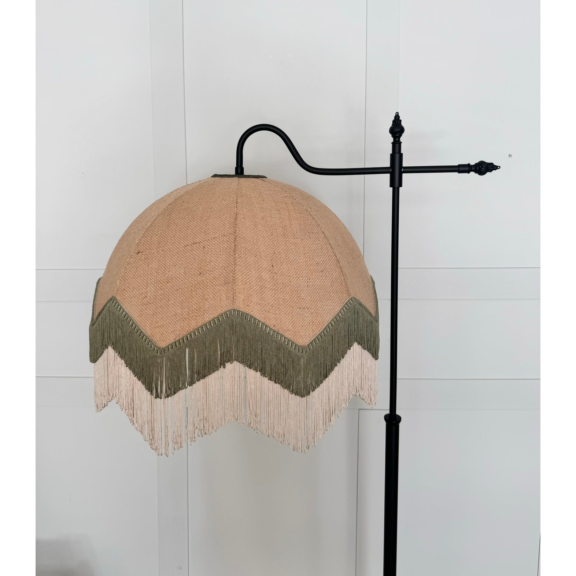 Peacock Floor Lamp Lorenzo Jute Headboard
