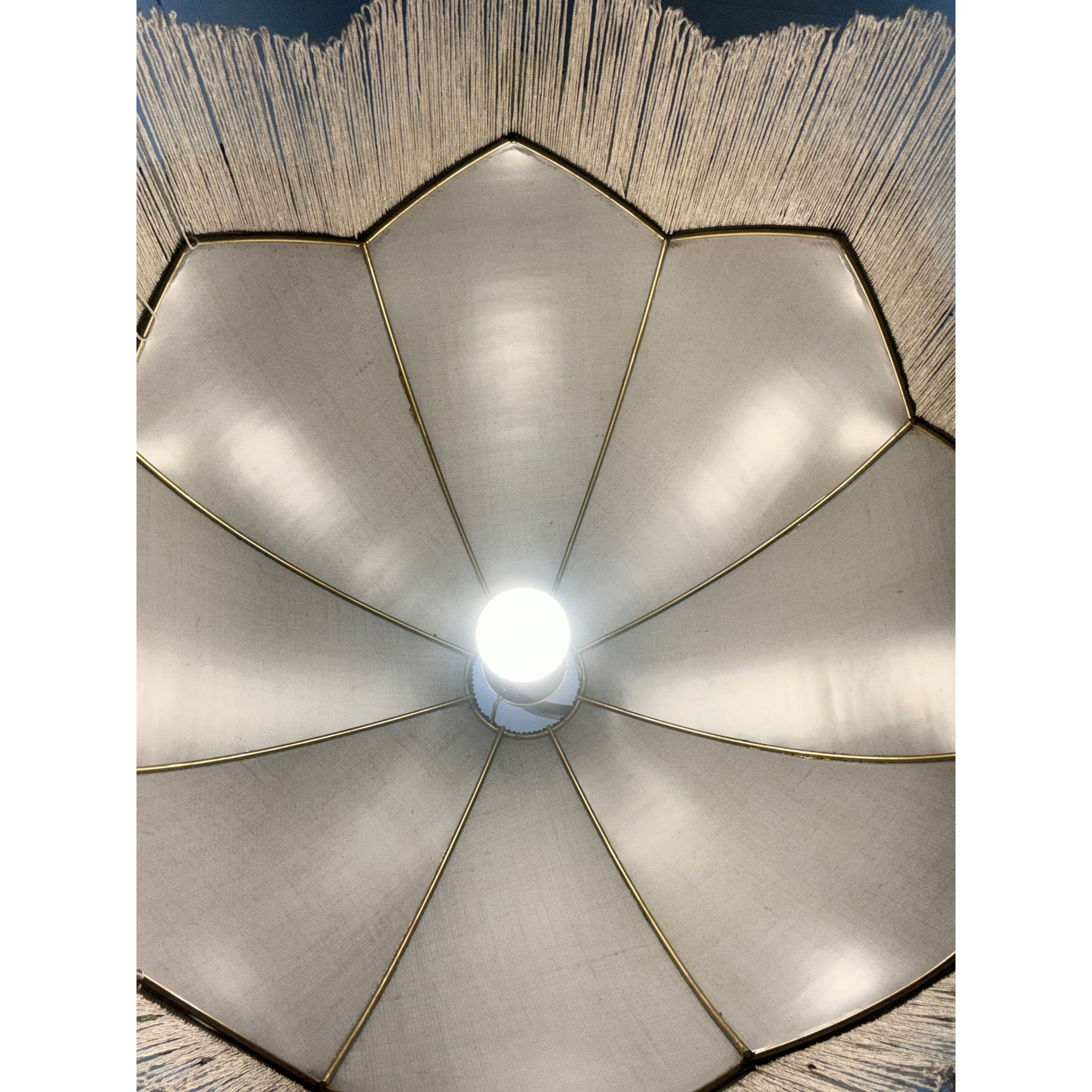 Peacock Floor Lamp Lorenzo Light Green Headboard