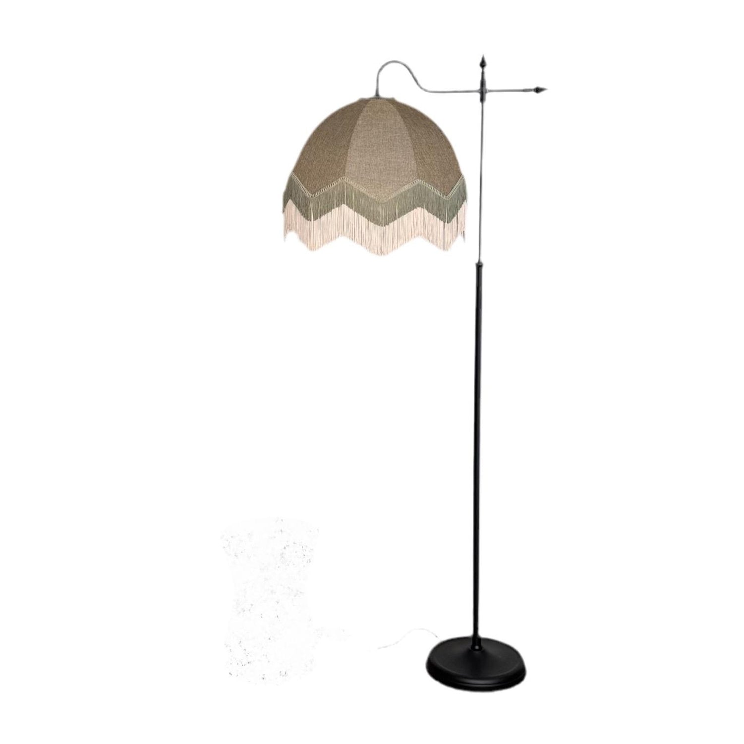 Peacock Floor Lamp Lorenzo Light Green Headboard