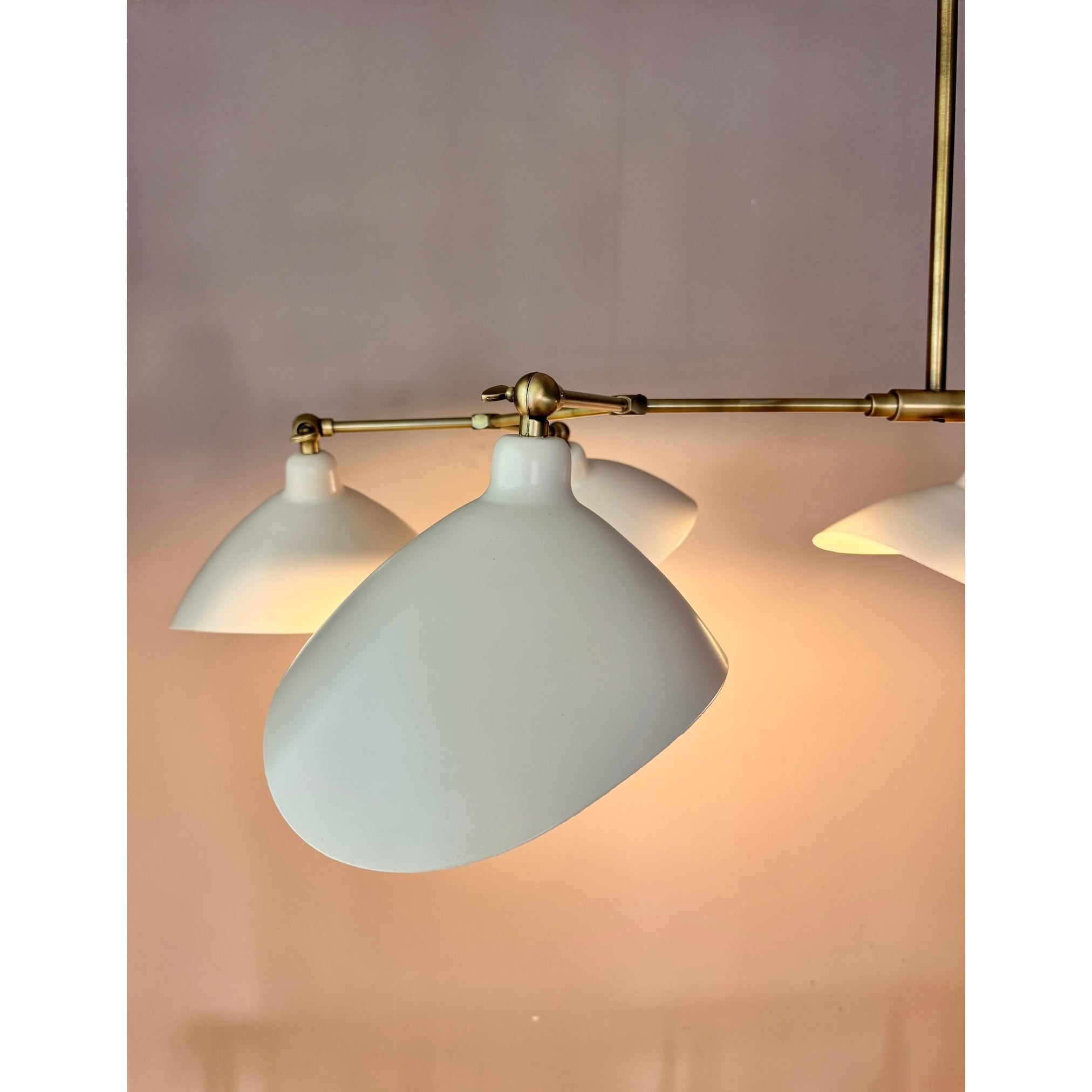 Pearl 6-Light Scandinavian Style Chandelier