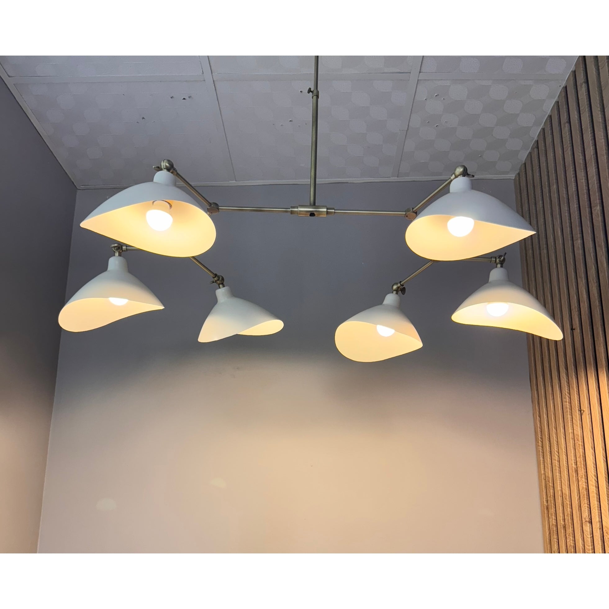 Pearl 6-Light Scandinavian Style Chandelier