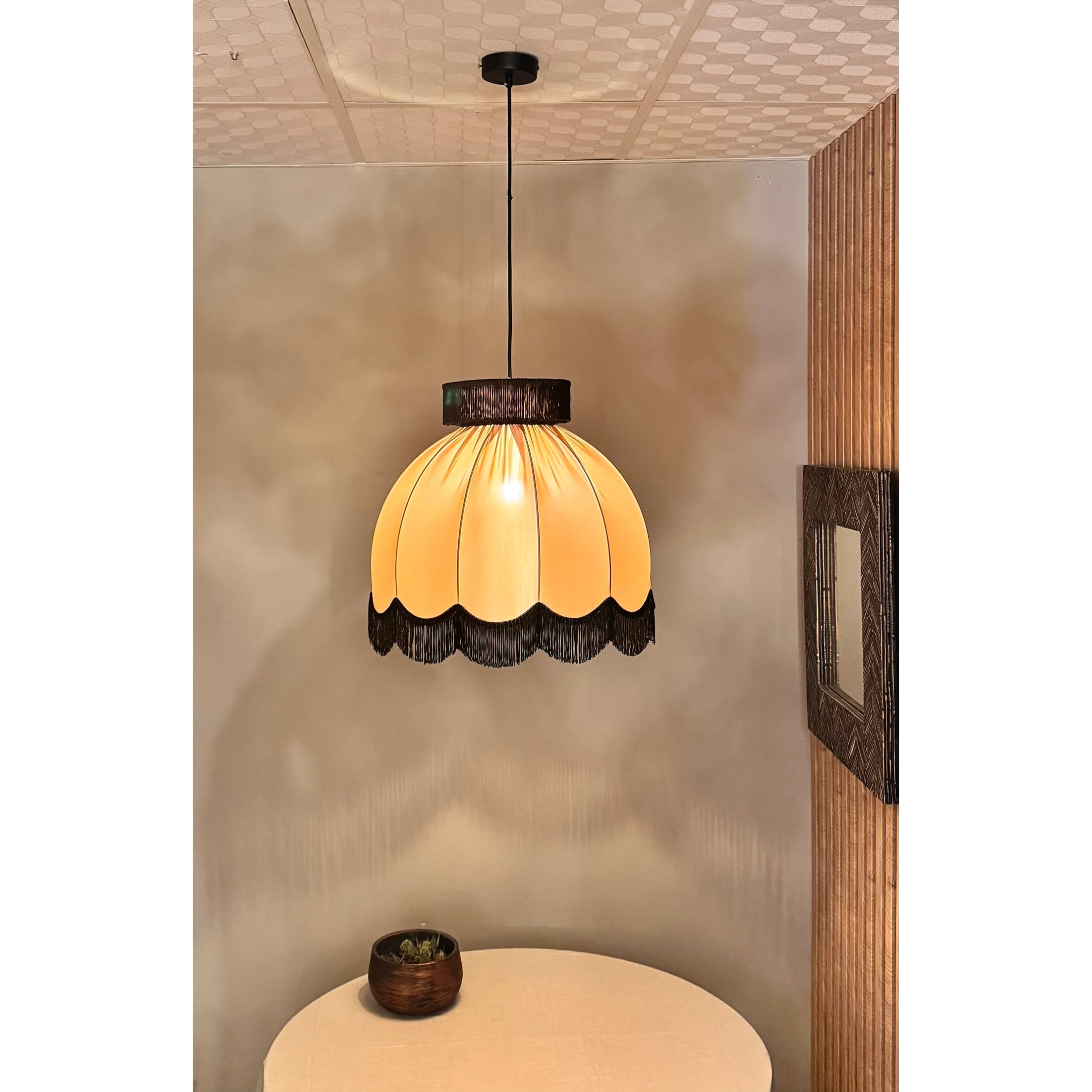 Sarah Silk Satin French Style Tassel Chandelier