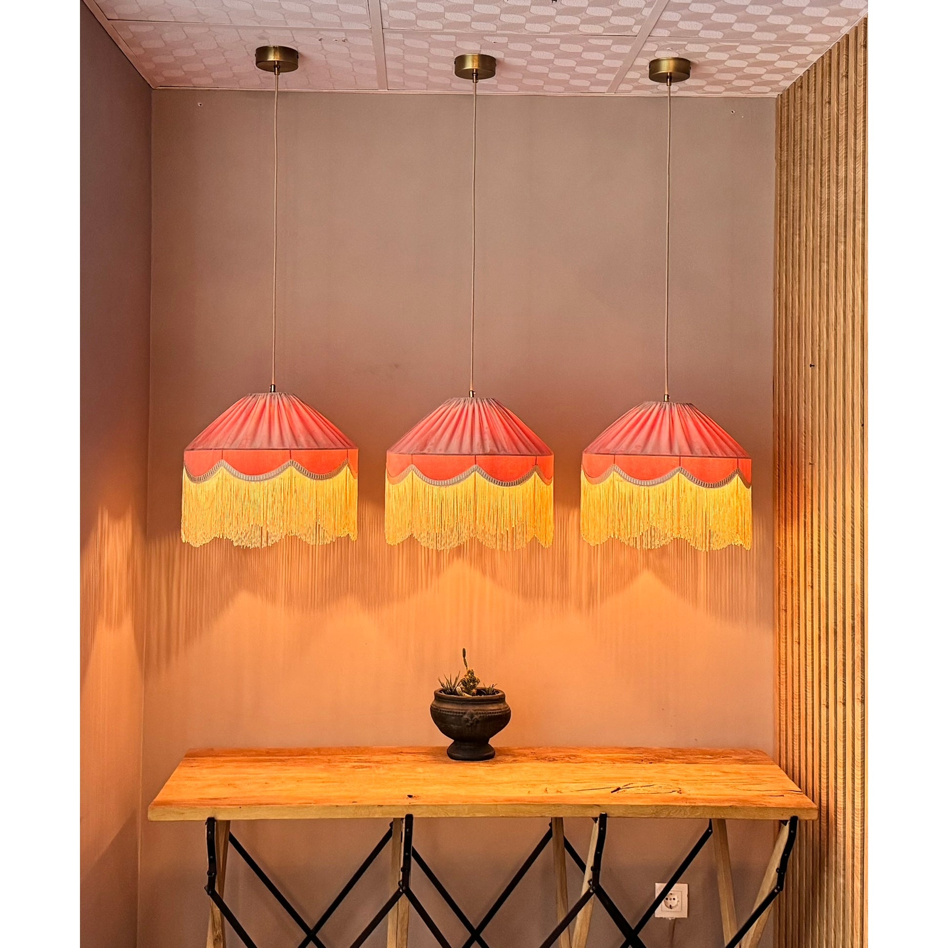 Sofia Lux Velvet Chandelier
