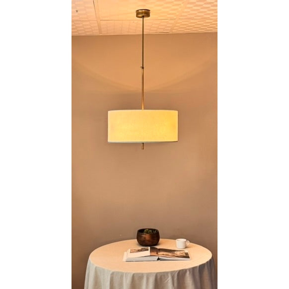 Tina Natural Linen Chandelier