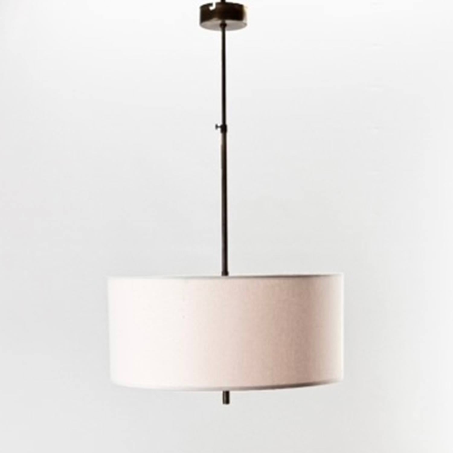 Tina Natural Linen Chandelier