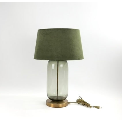 Viva Glass Lampshade Italian Velvet Headboard